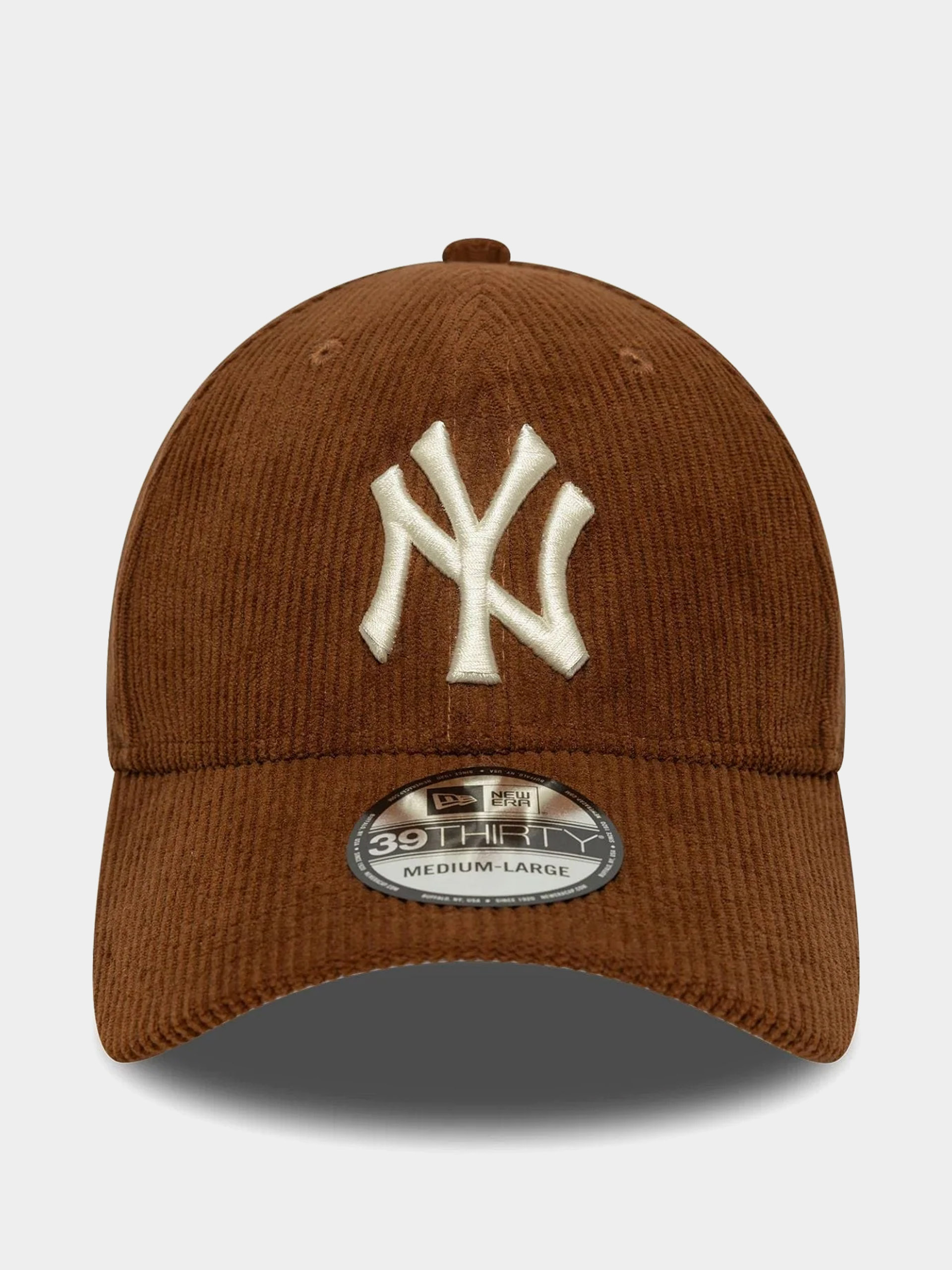 Czapka z daszkiem New Era Cord 39Thirty New York Yankees (brown)