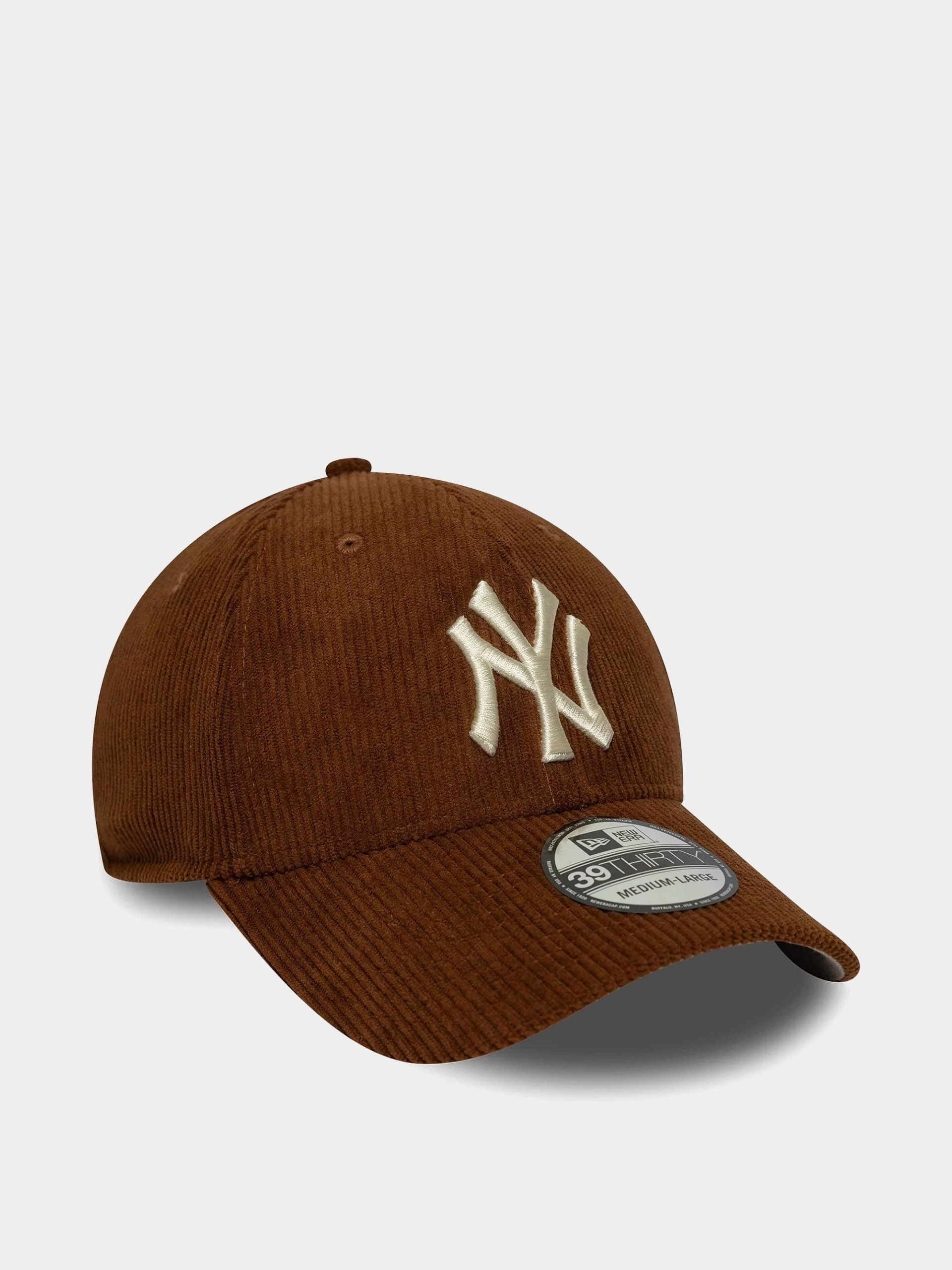 Czapka z daszkiem New Era Cord 39Thirty New York Yankees (brown)