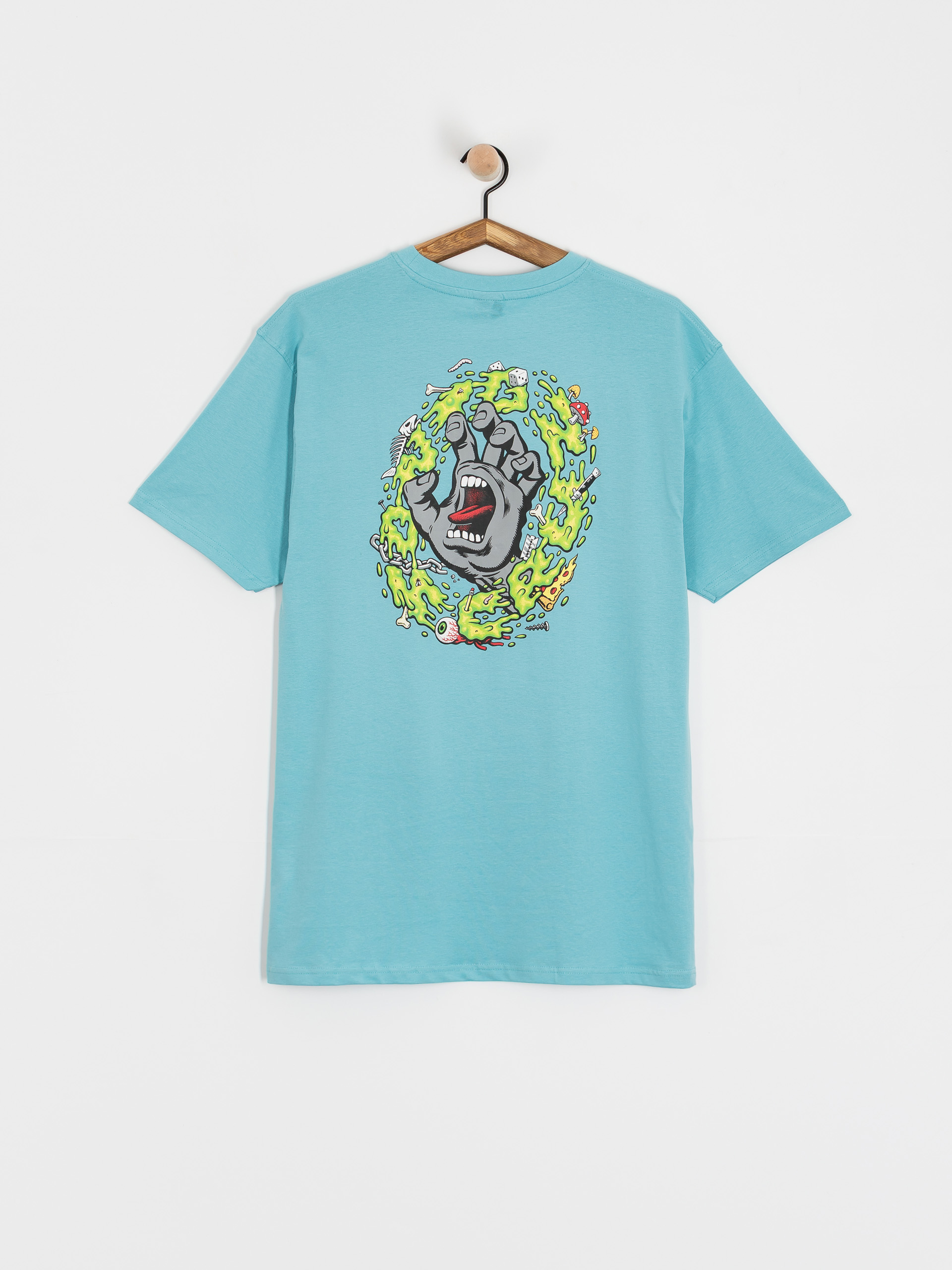 T-shirt Santa Cruz Slime Scream (norse blue)
