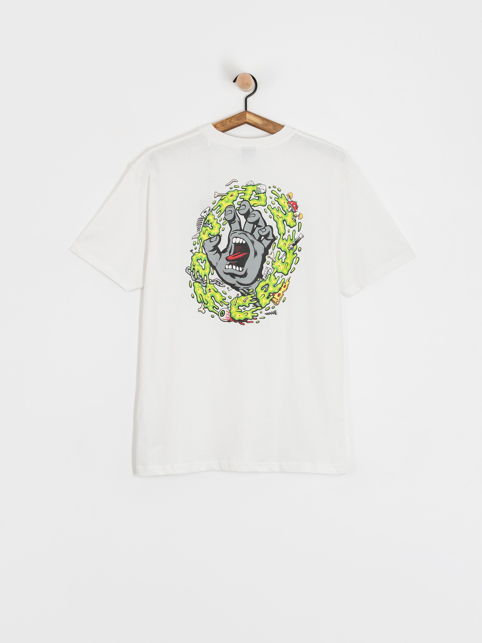 T-shirt Santa Cruz Slime Scream (white)