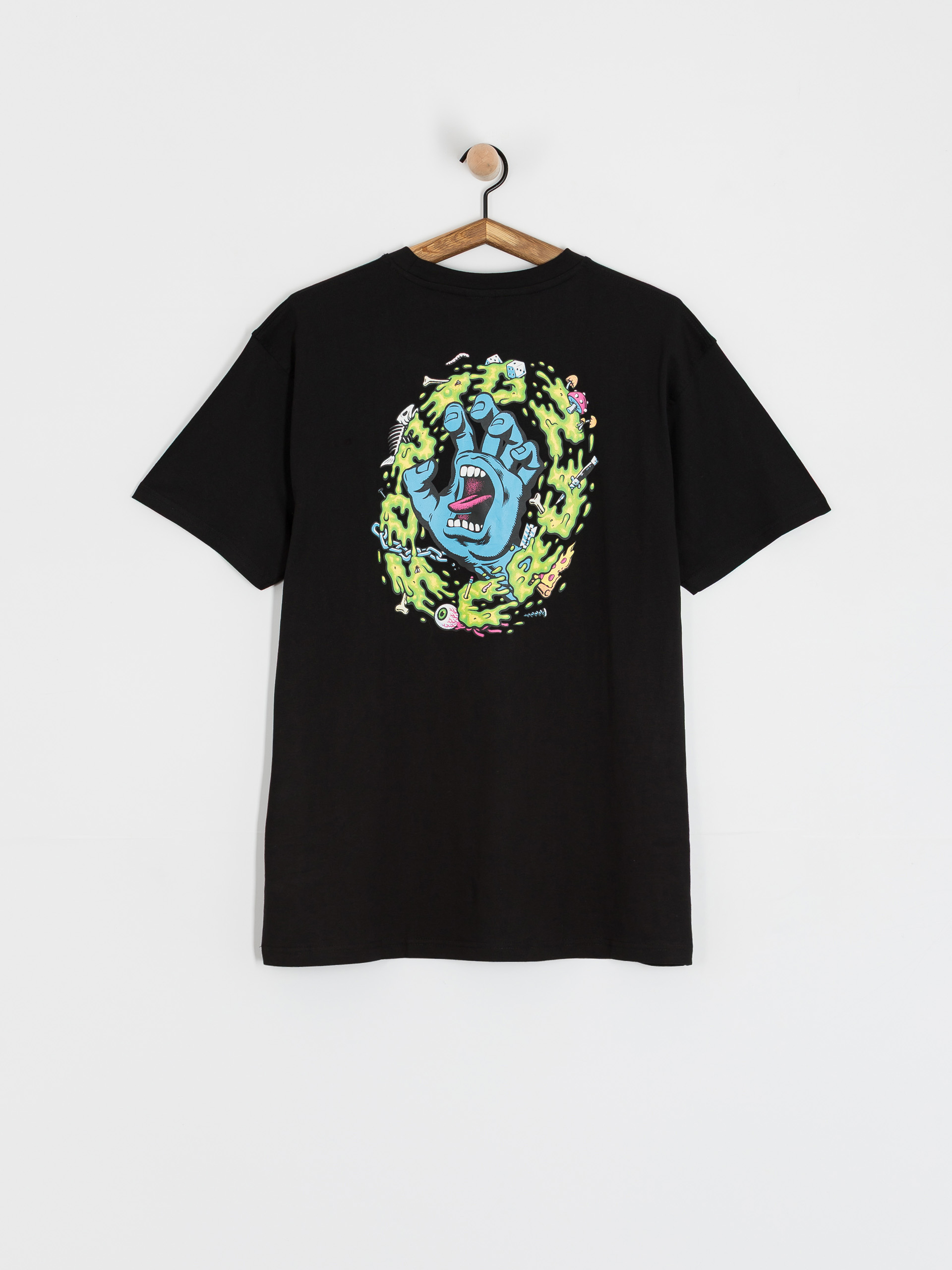 T-shirt Santa Cruz Slime Scream (black)