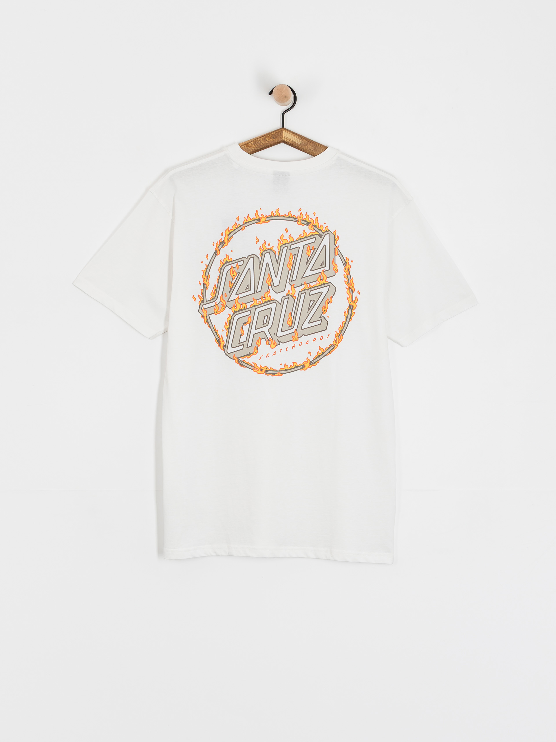 T-shirt Santa Cruz Burnt Opus Ovrszd (white)