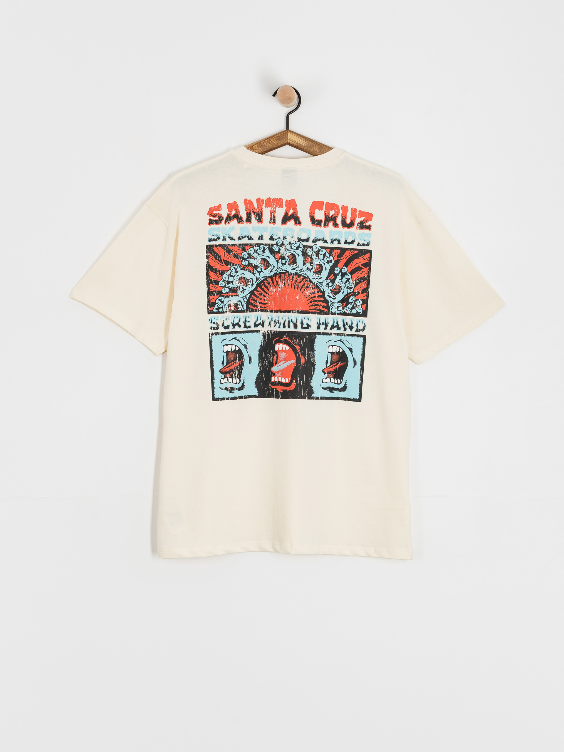 T-shirt Santa Cruz VTG Screaming Connect (unbleached cotton)