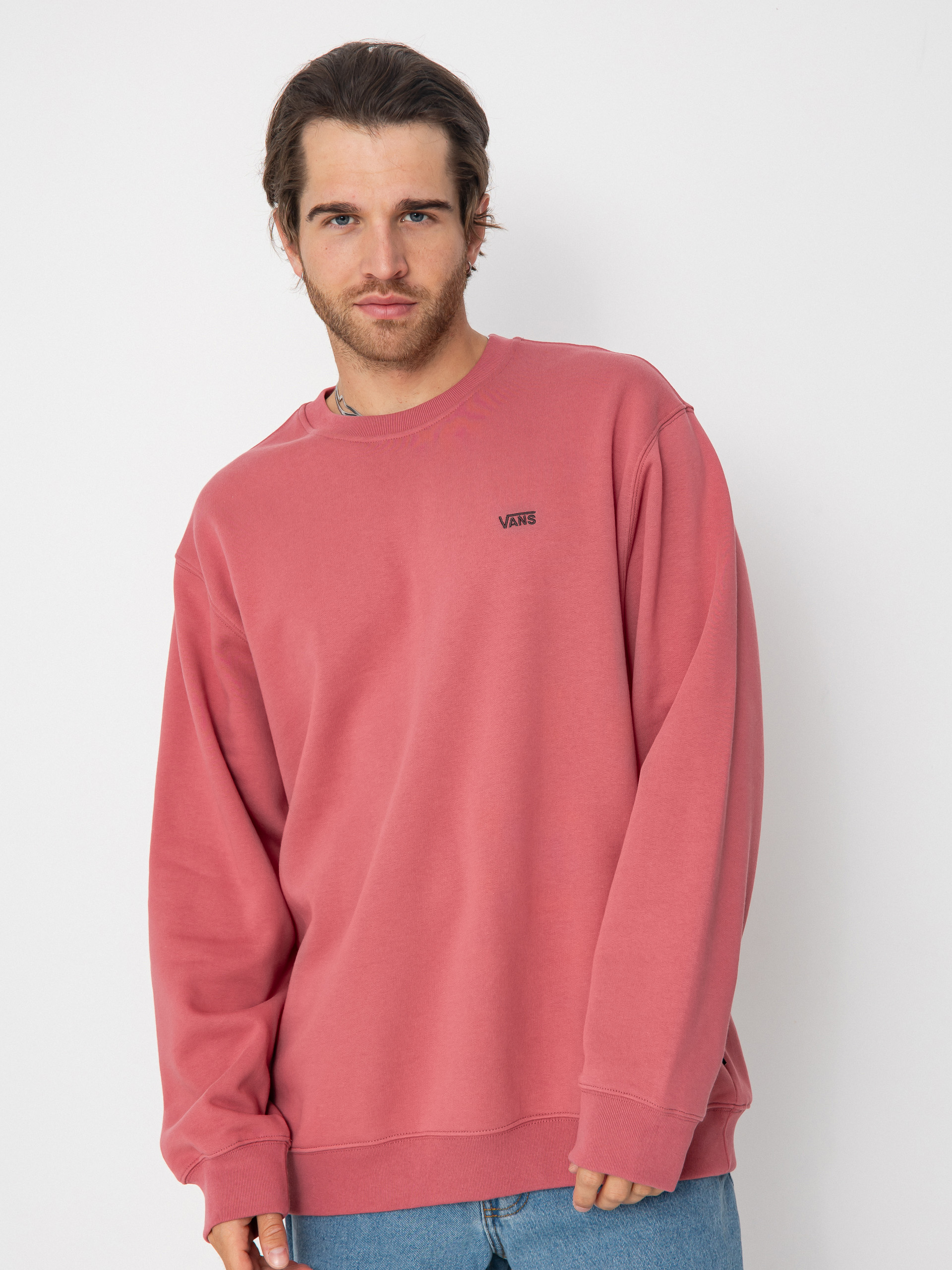 Bluza Vans Left Chest II Loose Crew (mauvewood)