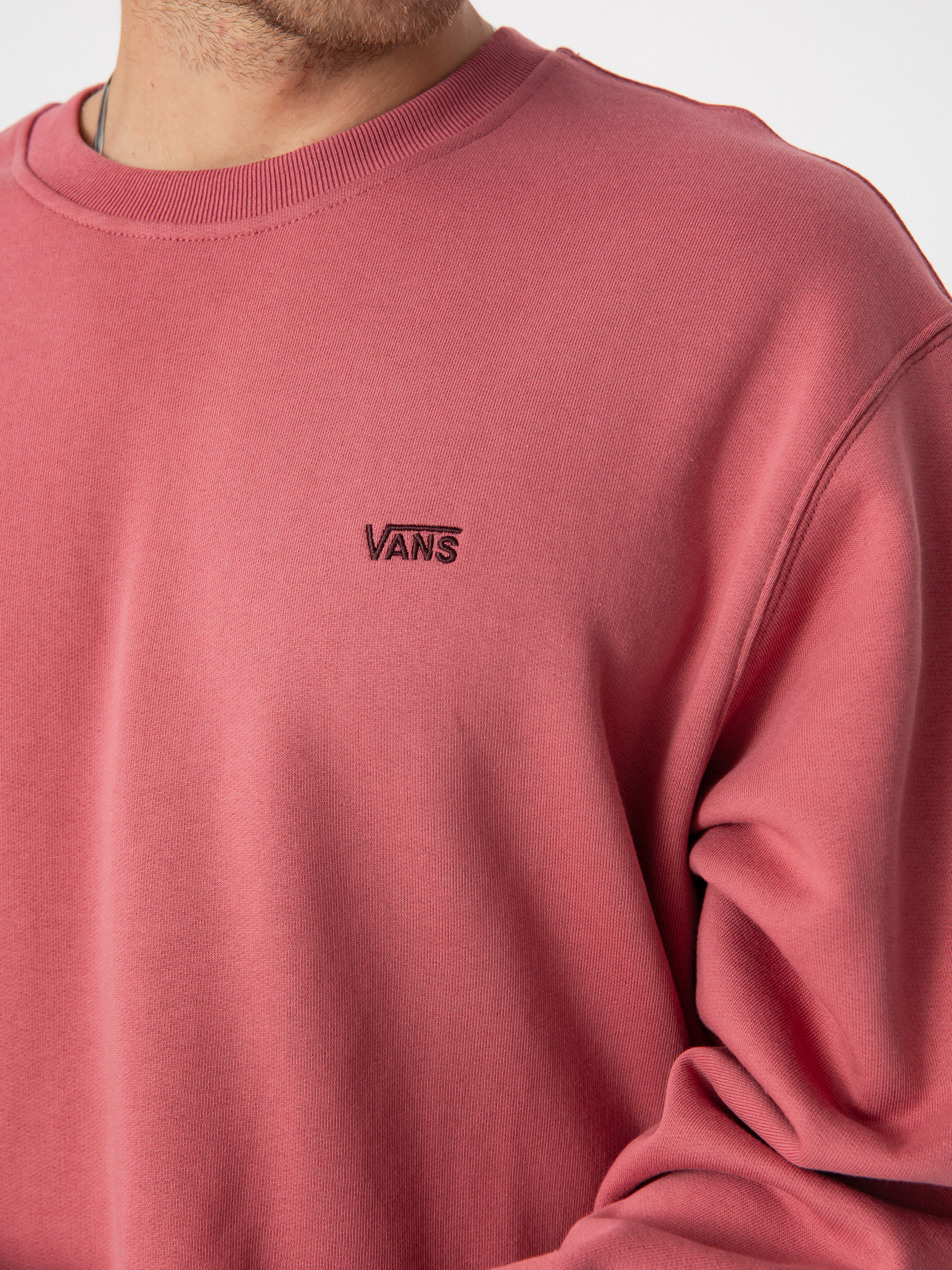 Bluza Vans Left Chest II Loose Crew (mauvewood)