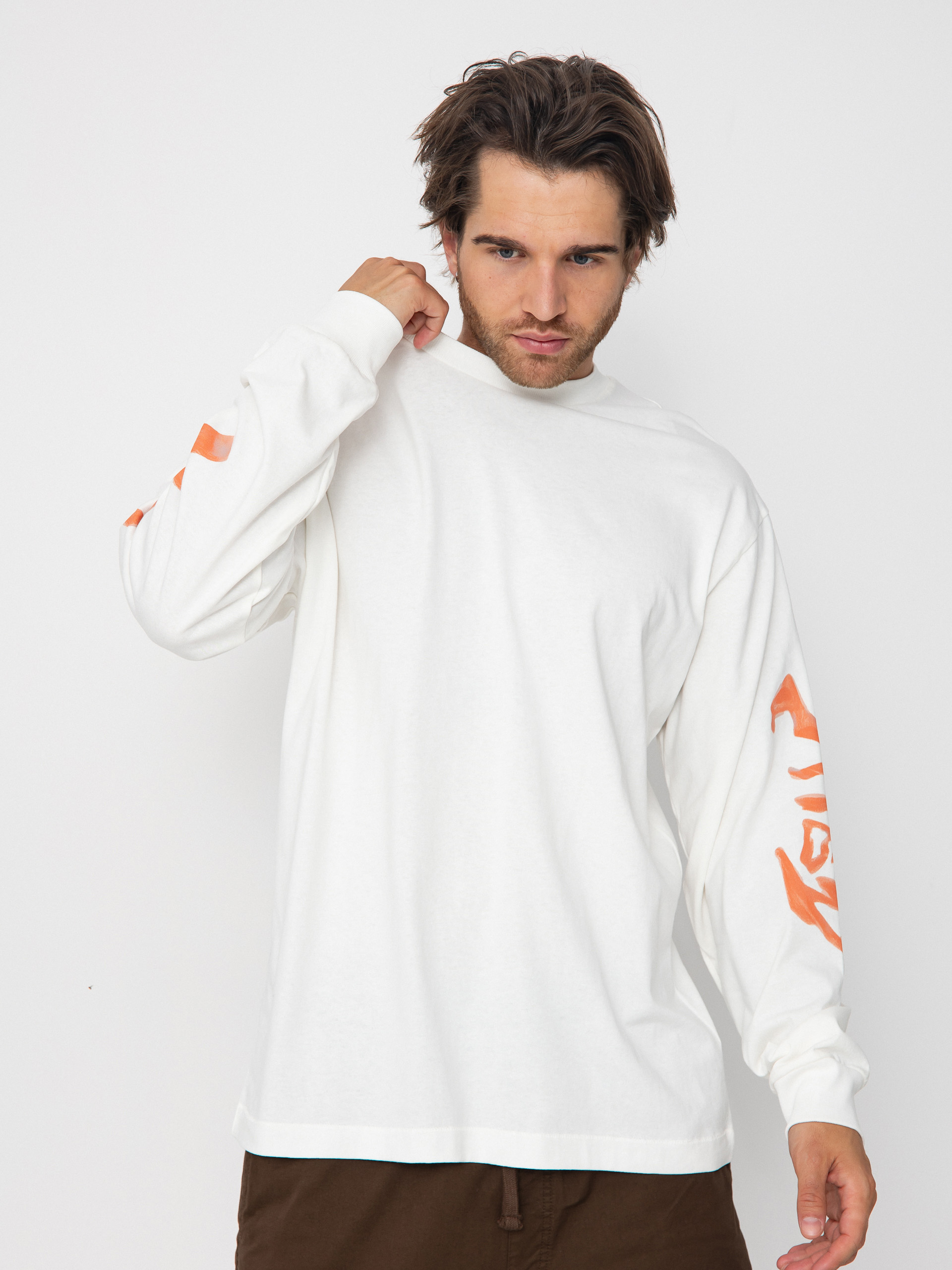 Longsleeve Vans Raw Instinct (mountain essentials marshmallow)