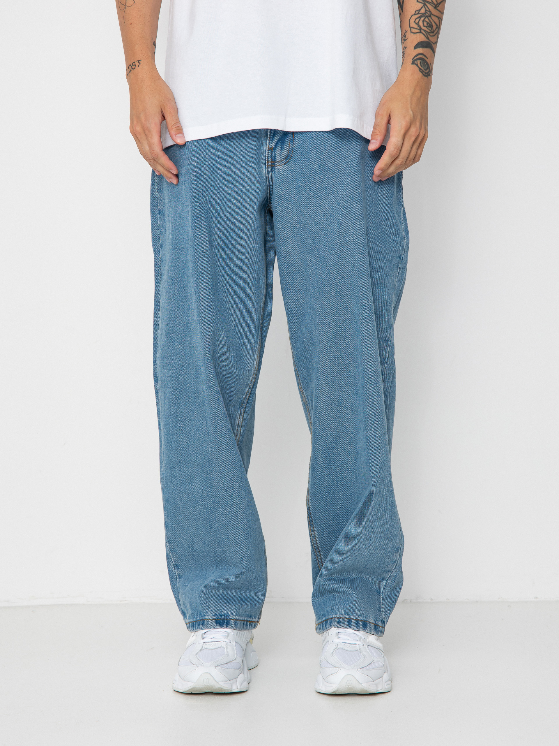 Spodnie Vans Check 5 Baggy Denim (stonewash/blue)