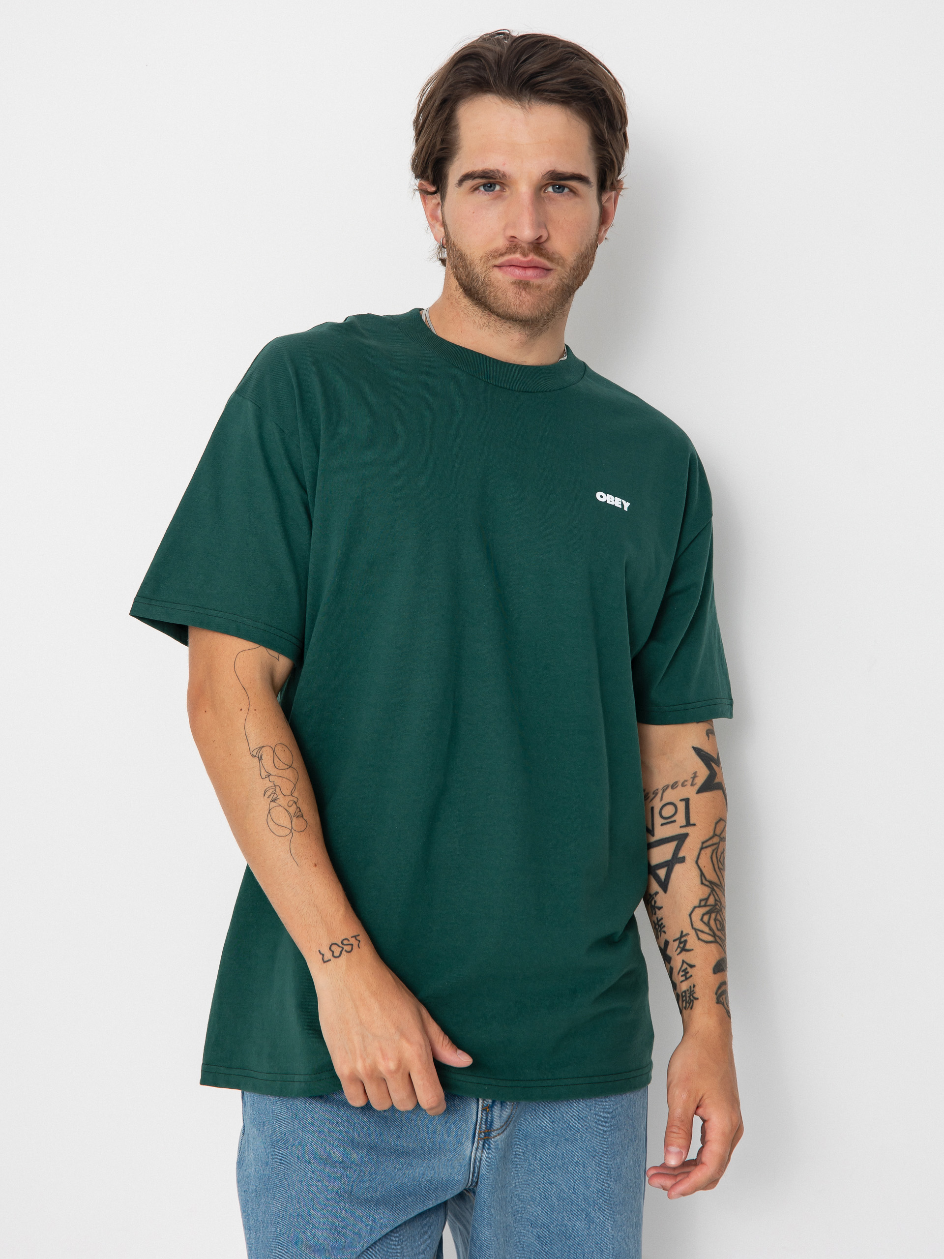 T-shirt OBEY Obey Quarter Icon (rainforest)