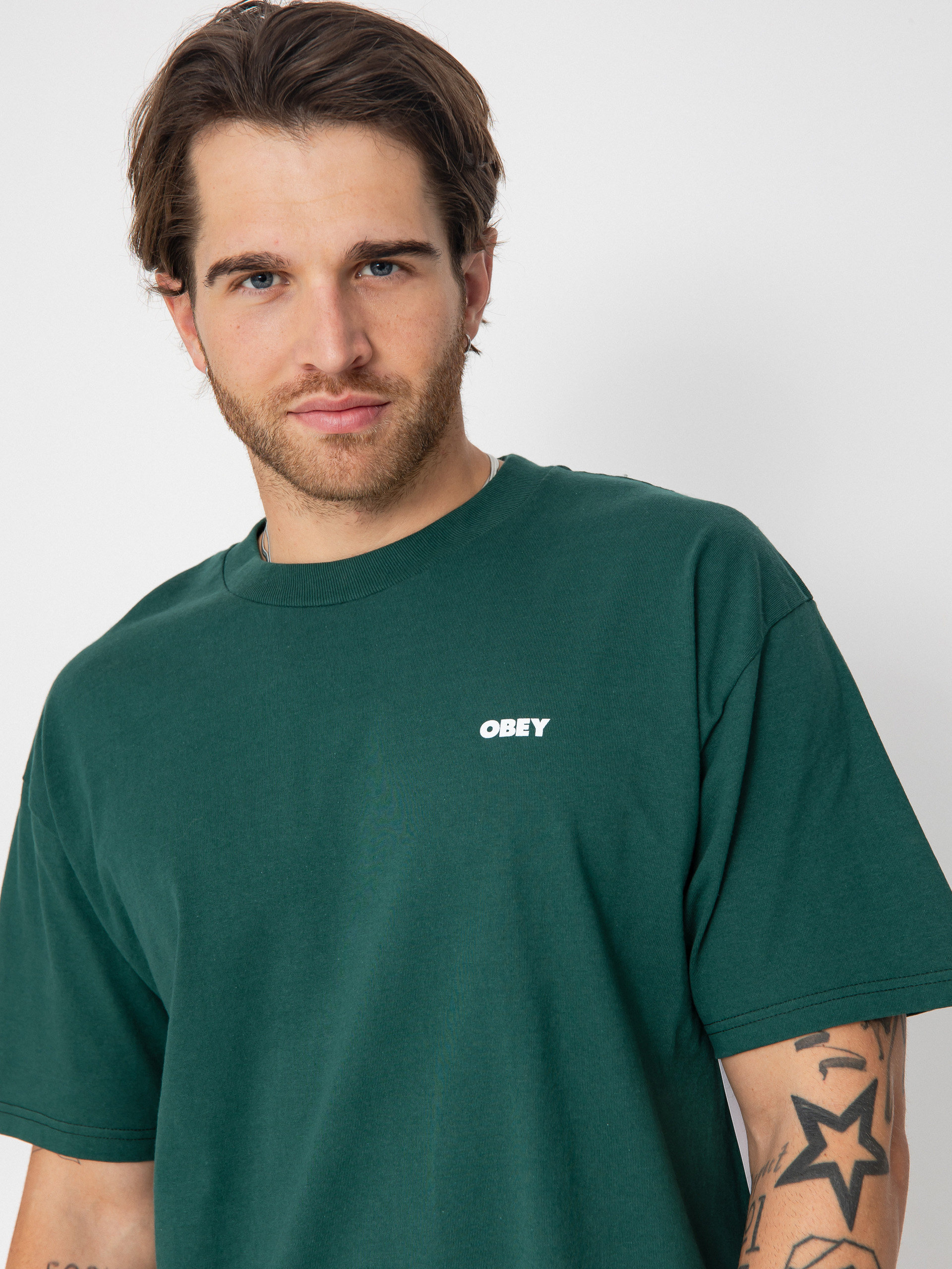 T-shirt OBEY Obey Quarter Icon (rainforest)