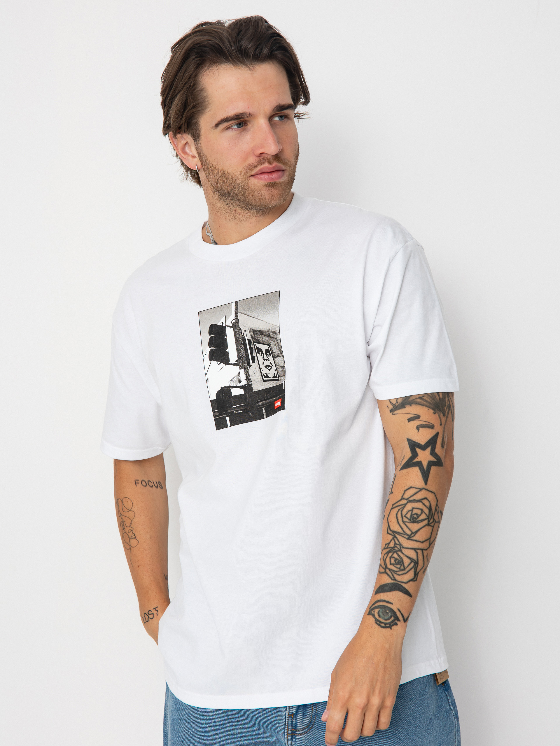 T-shirt OBEY Obey Los Angeles Photo (white)