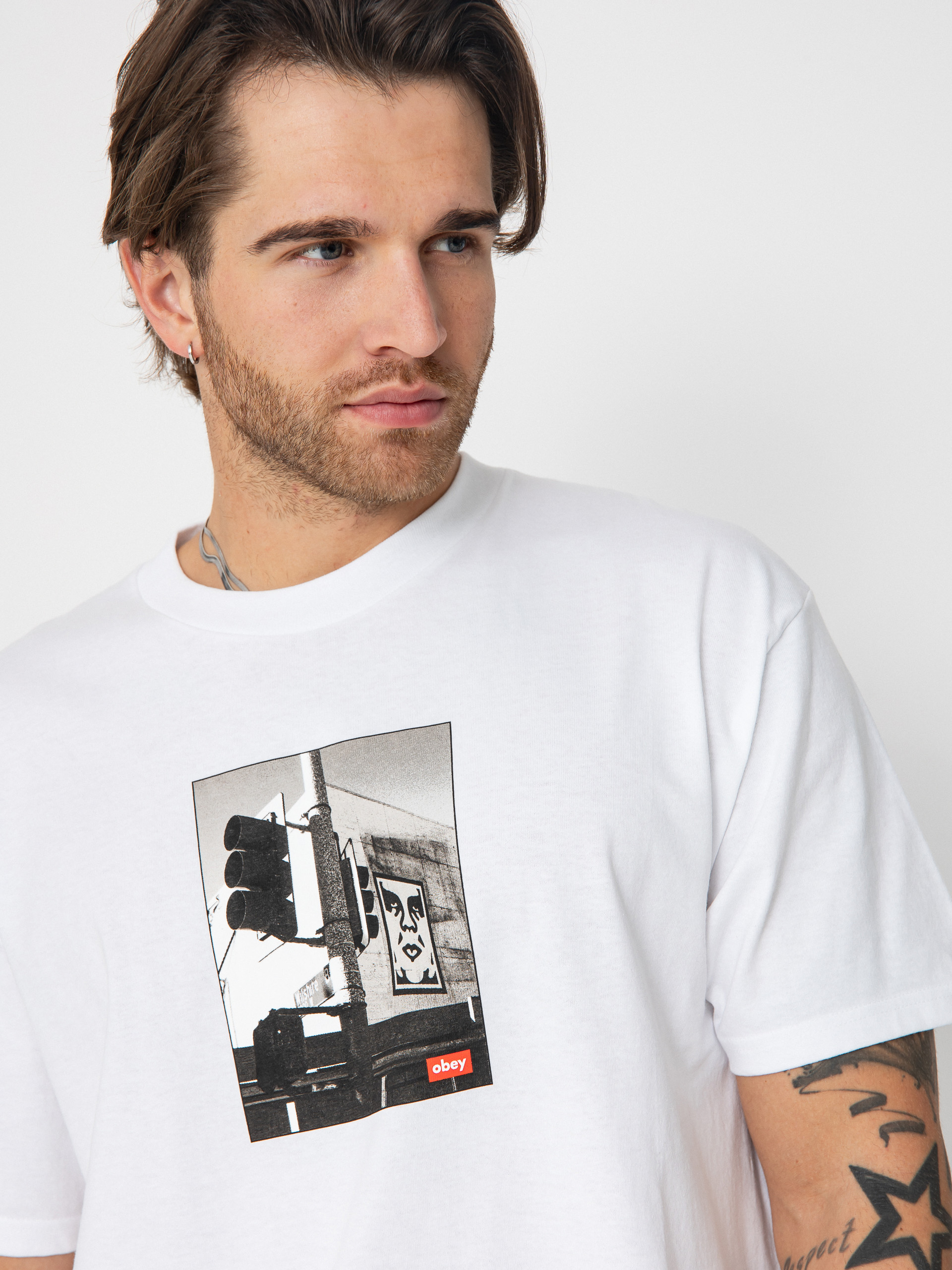 T-shirt OBEY Obey Los Angeles Photo (white)