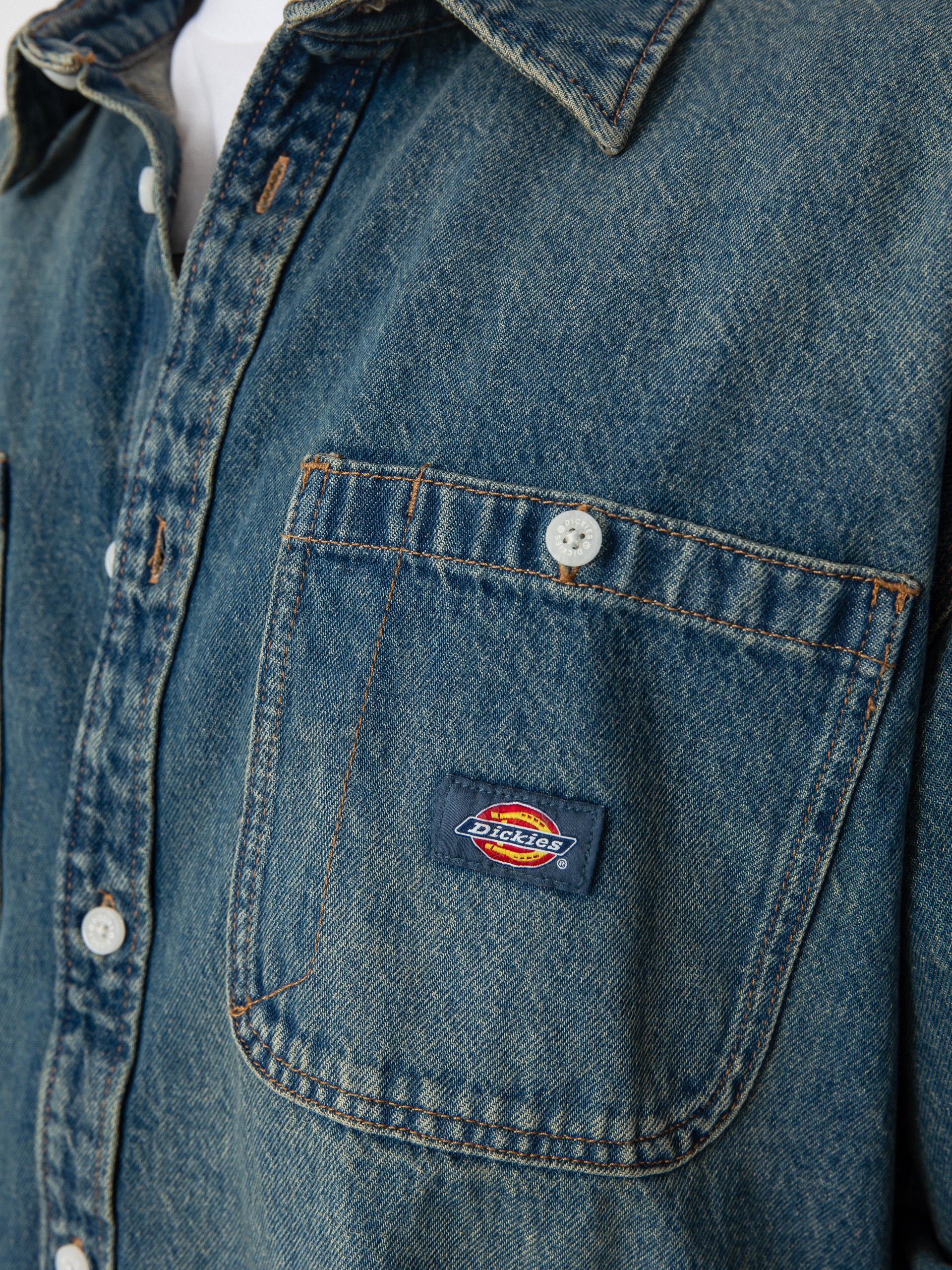 Koszula Dickies Mechanic (khaki tinted blue)