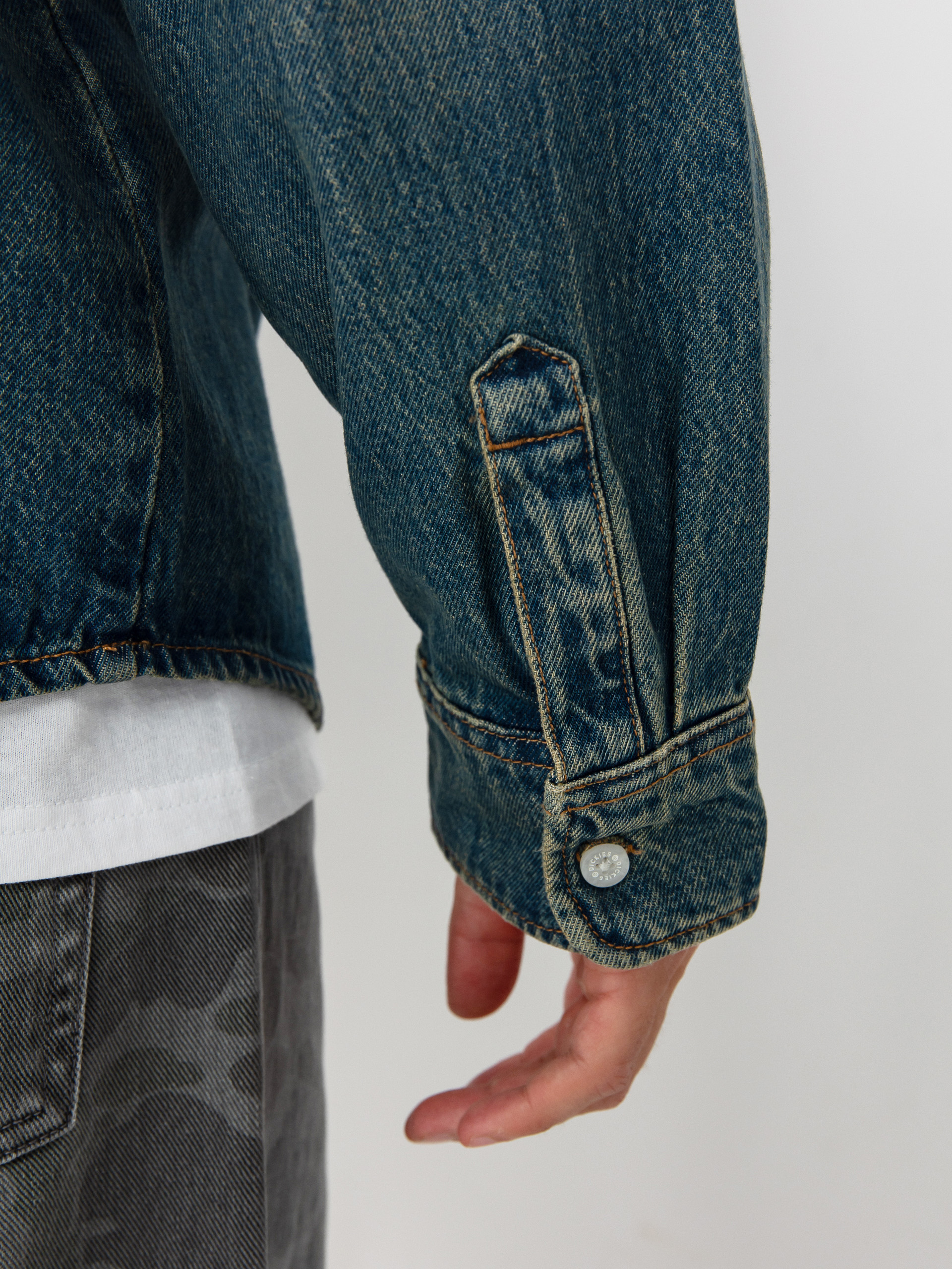 Koszula Dickies Mechanic (khaki tinted blue)