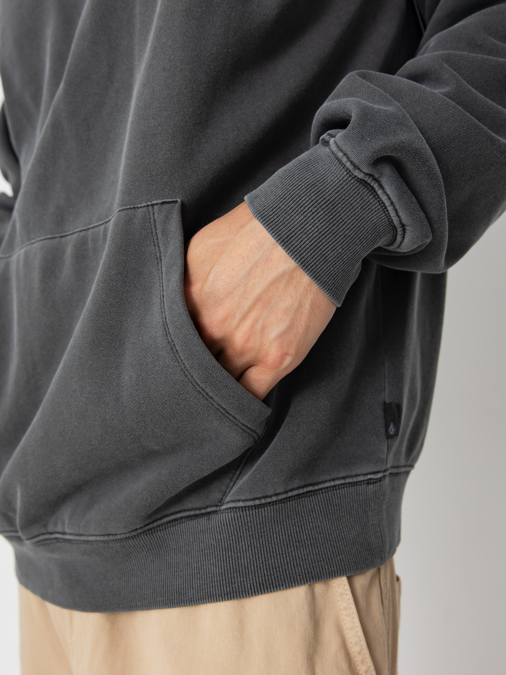 Bluza z kapturem Volcom Single Stone Pw HD (asphalt black)