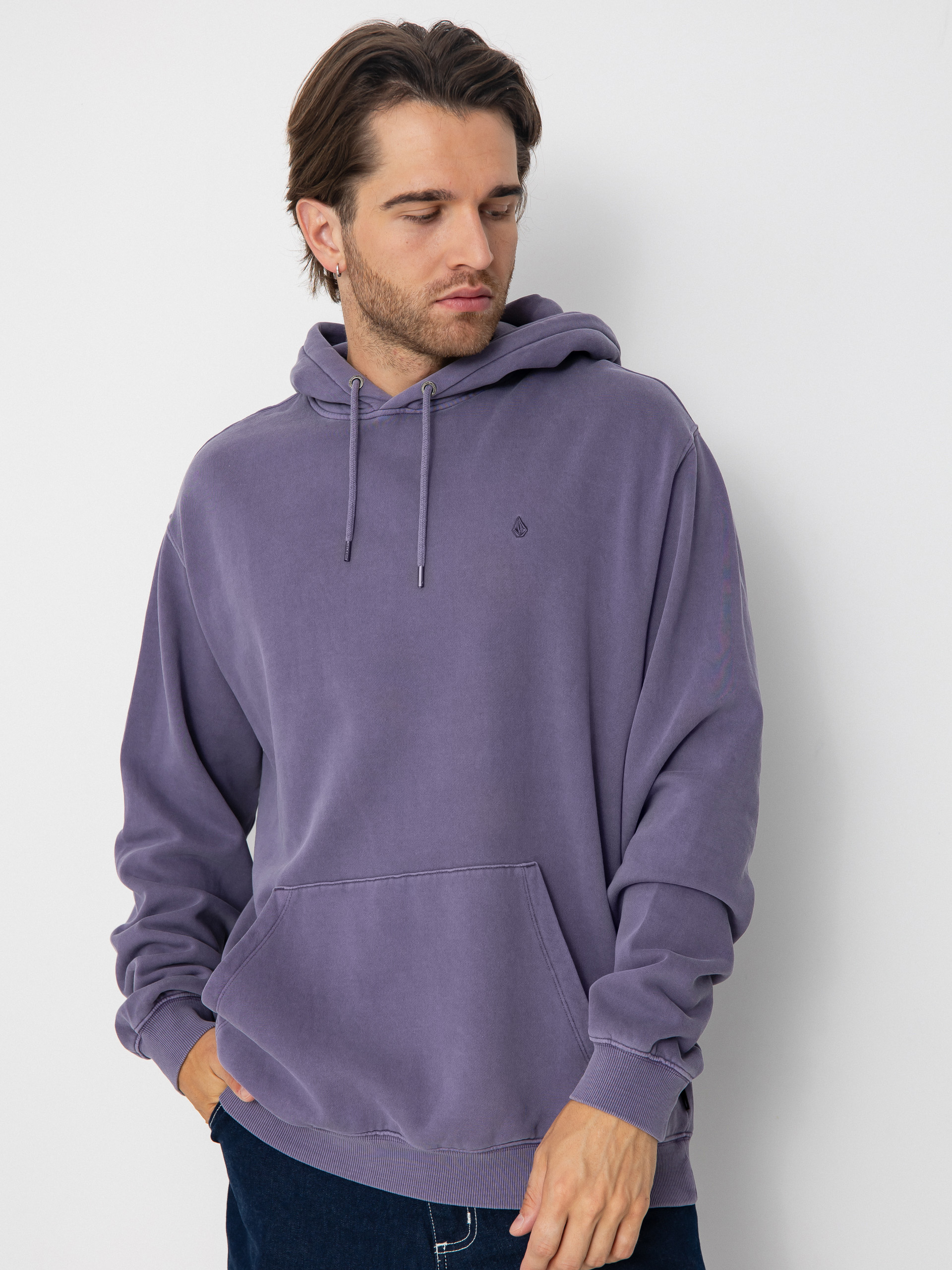 Bluza z kapturem Volcom Single Stone Pw HD (purple ash)