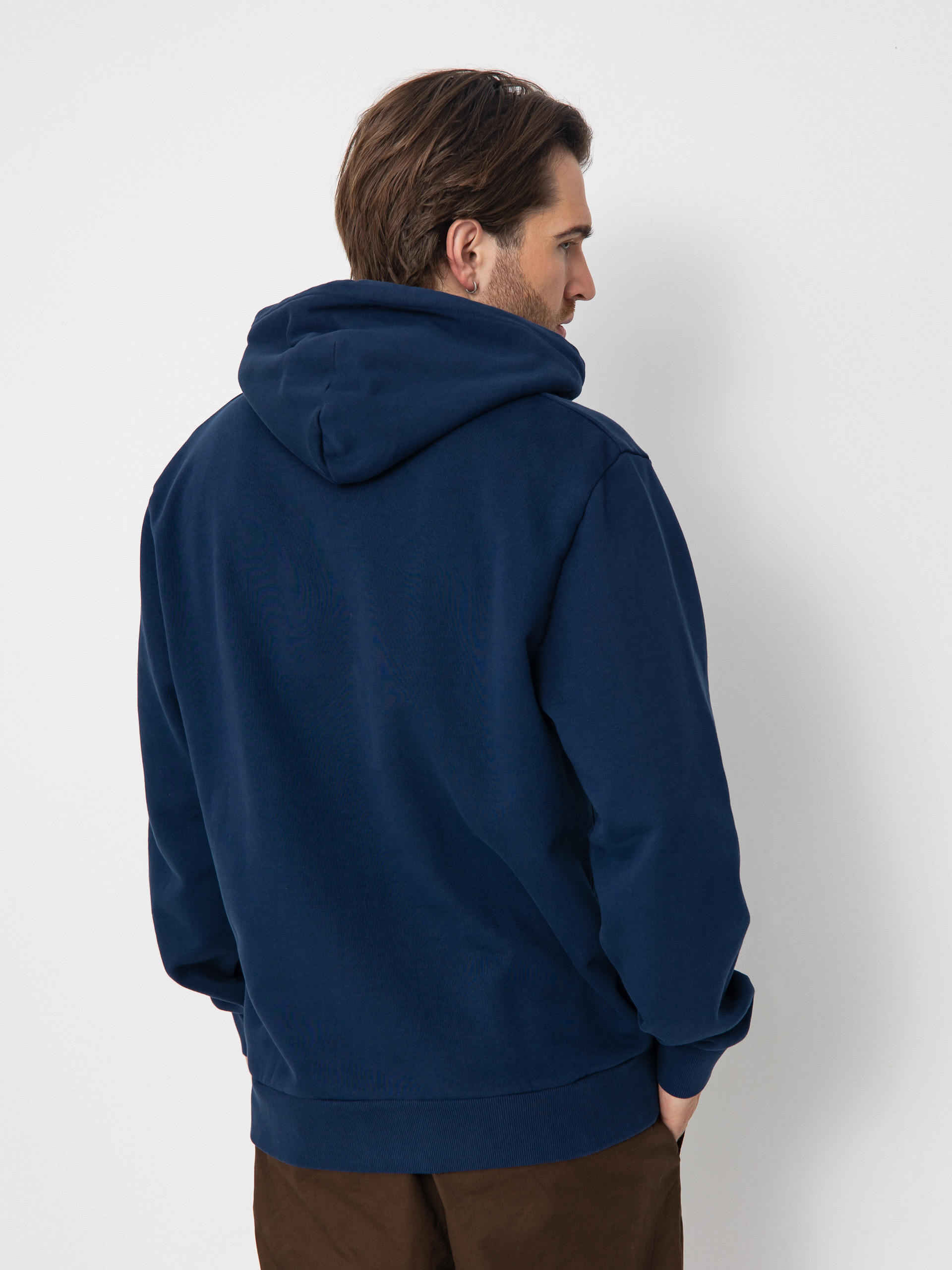 Bluza z kapturem Carhartt WIP Script Embroidery HD (jupiter/white)