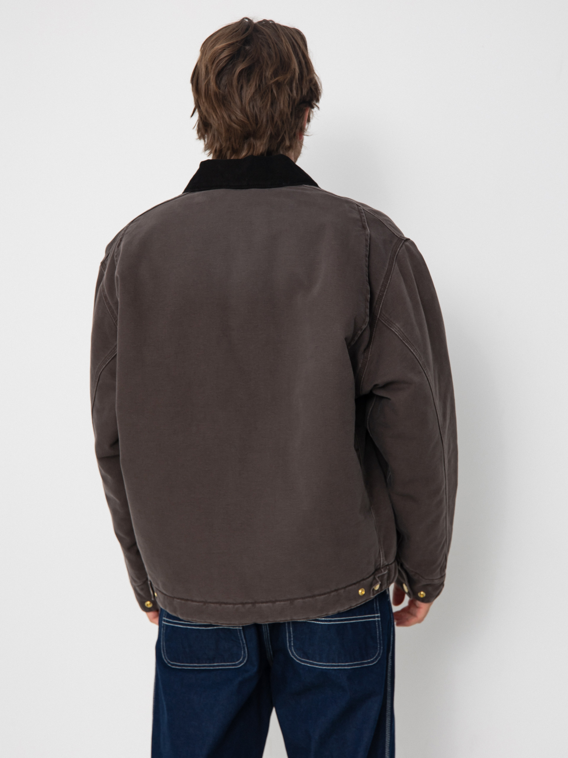 Kurtka Carhartt WIP OG Detroit (tobacco/black/stone canvas)