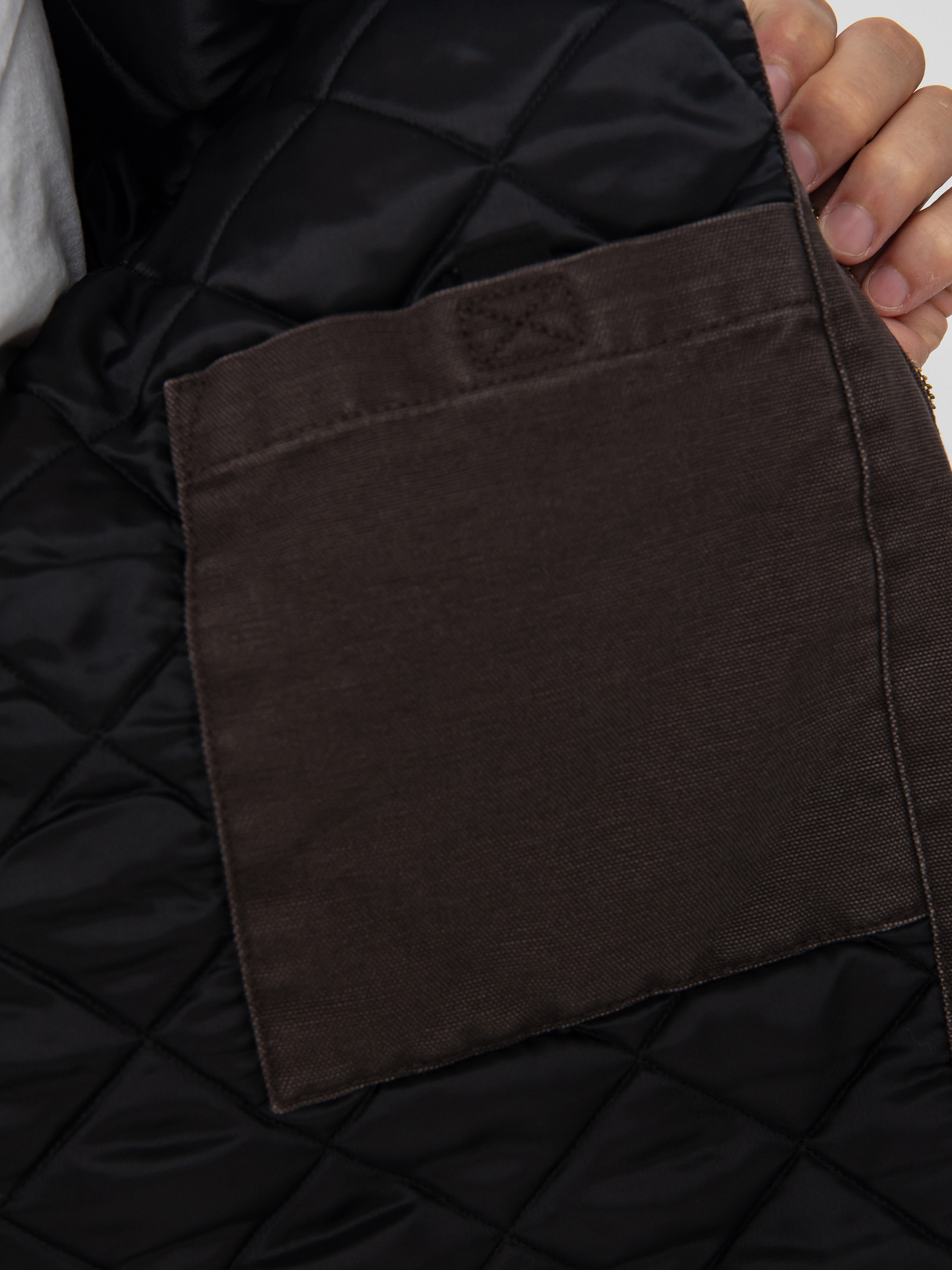 Kurtka Carhartt WIP OG Detroit (tobacco/black/stone canvas)