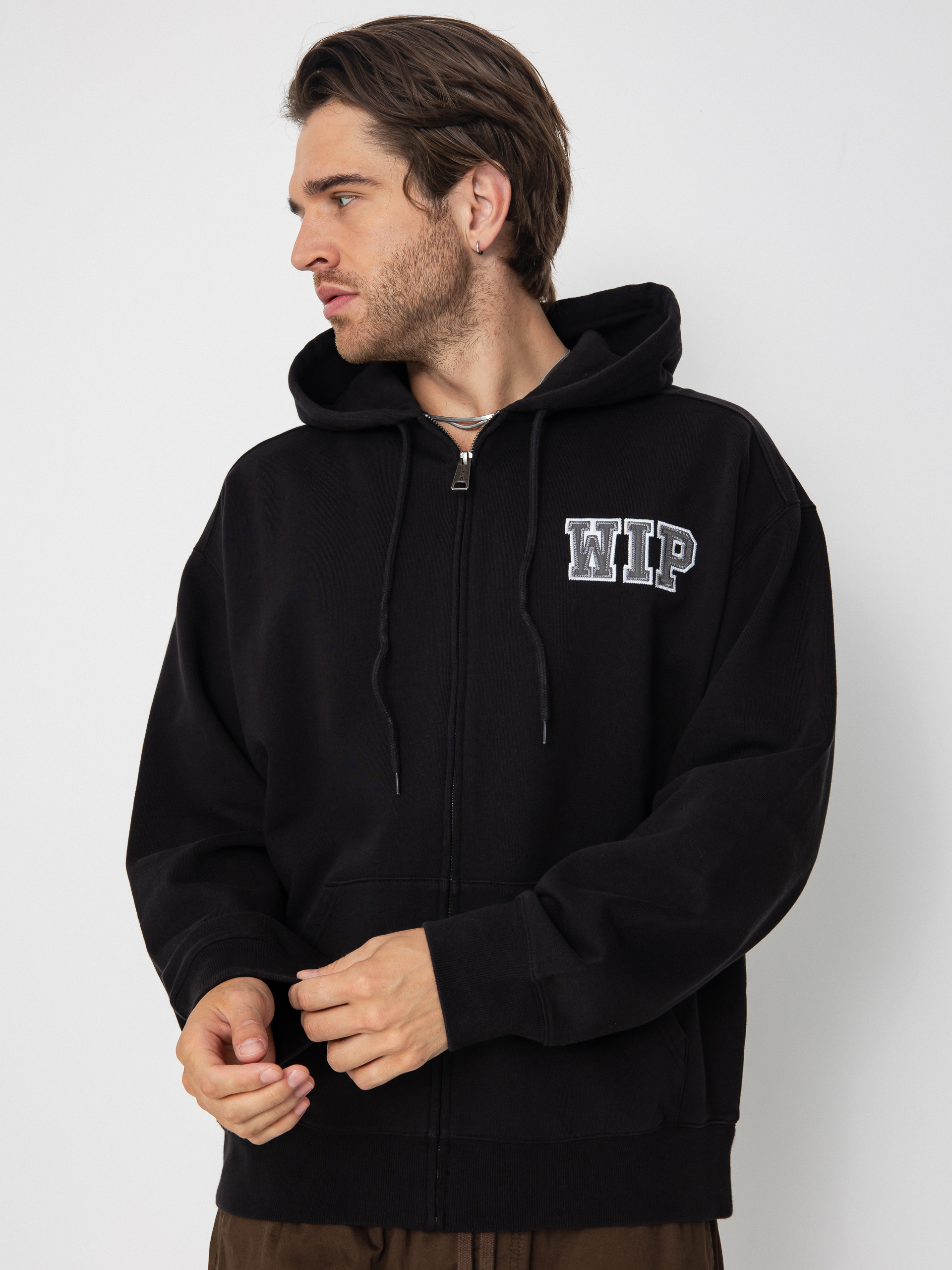 Bluza z kapturem Carhartt WIP Mini Wip ZHD (black/stone washed)