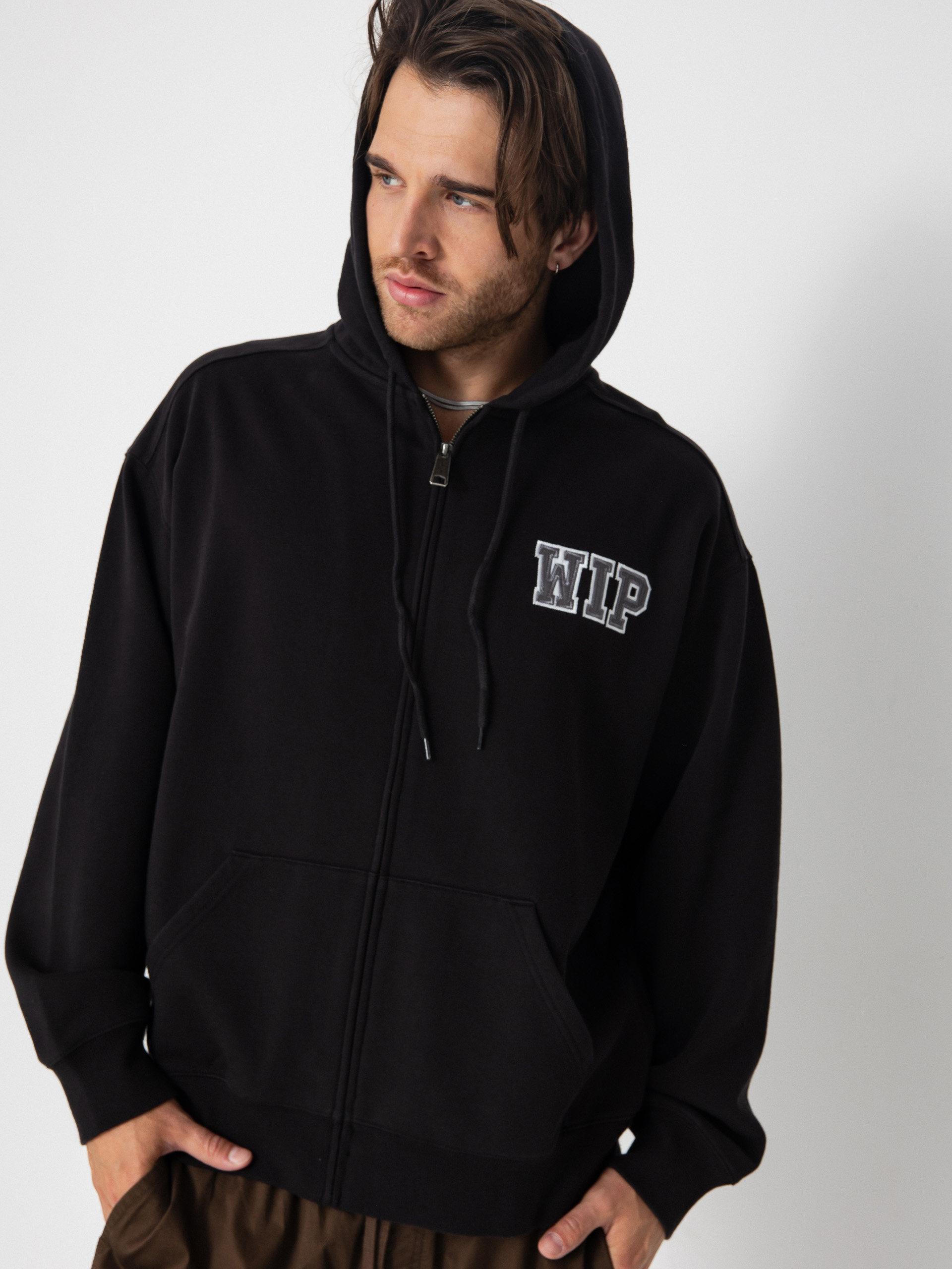 Bluza z kapturem Carhartt WIP Mini Wip ZHD (black/stone washed)