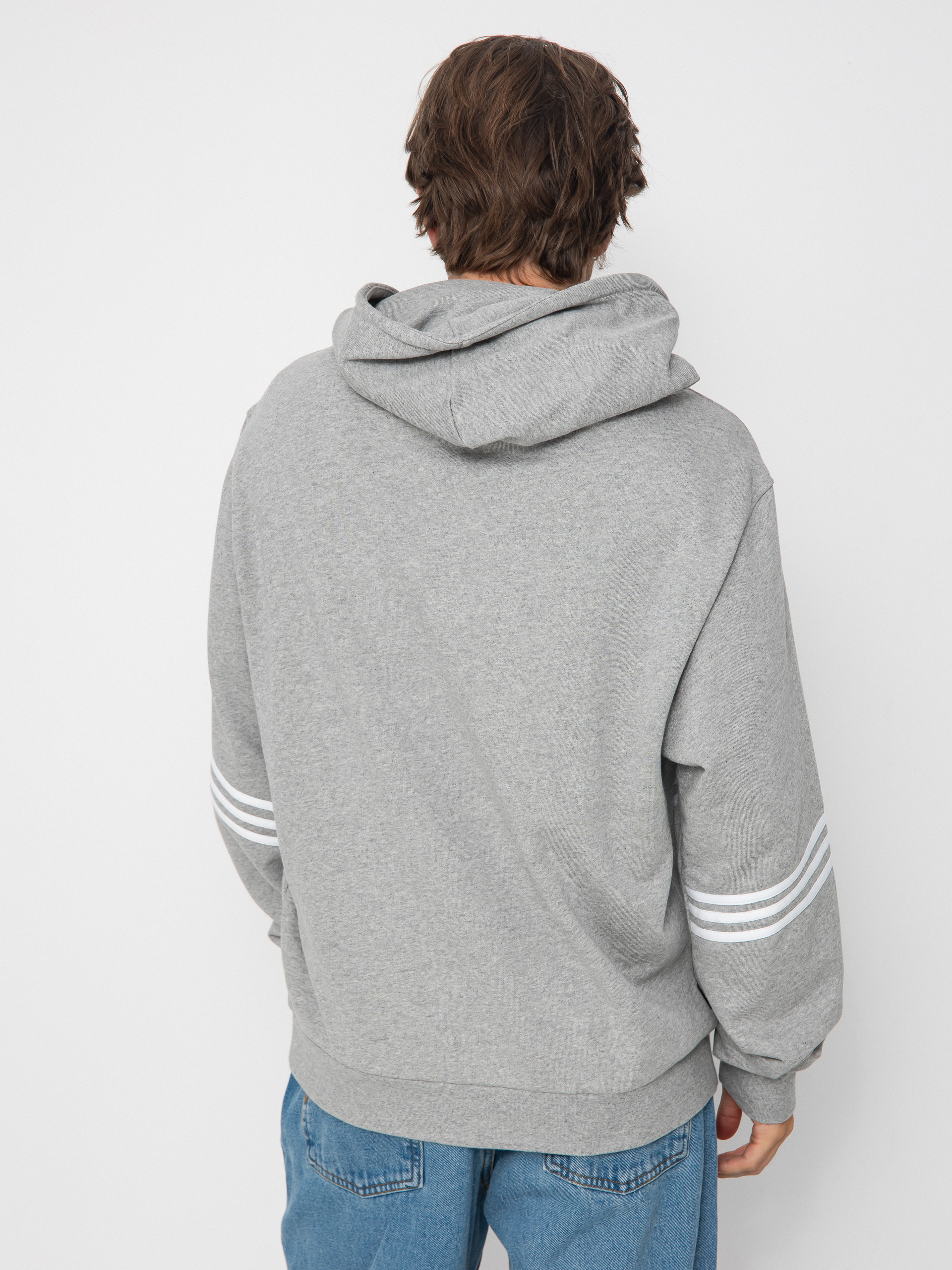 Bluza z kapturem adidas Classic HD (mgreyh/white)