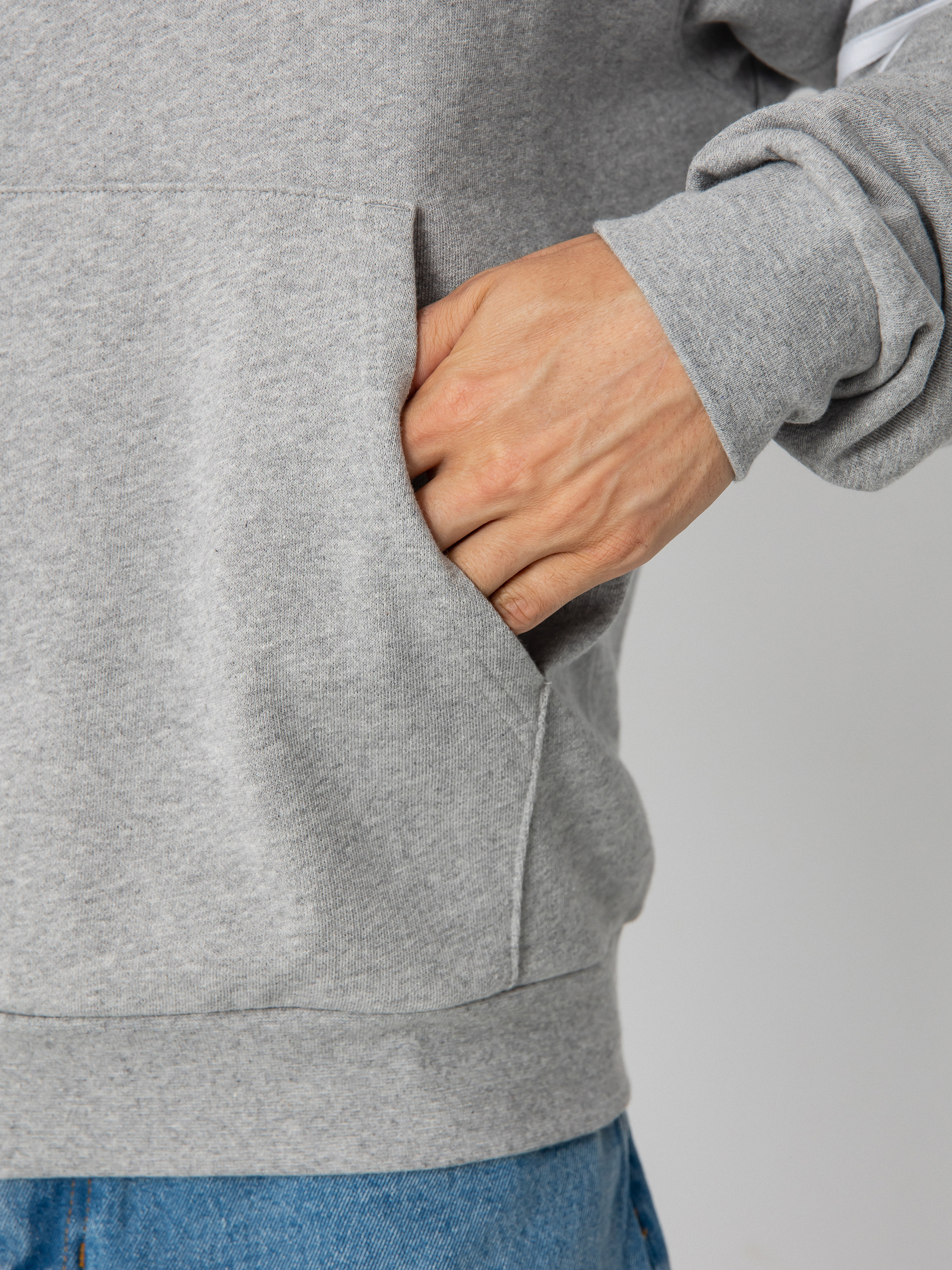 Bluza z kapturem adidas Classic HD (mgreyh/white)