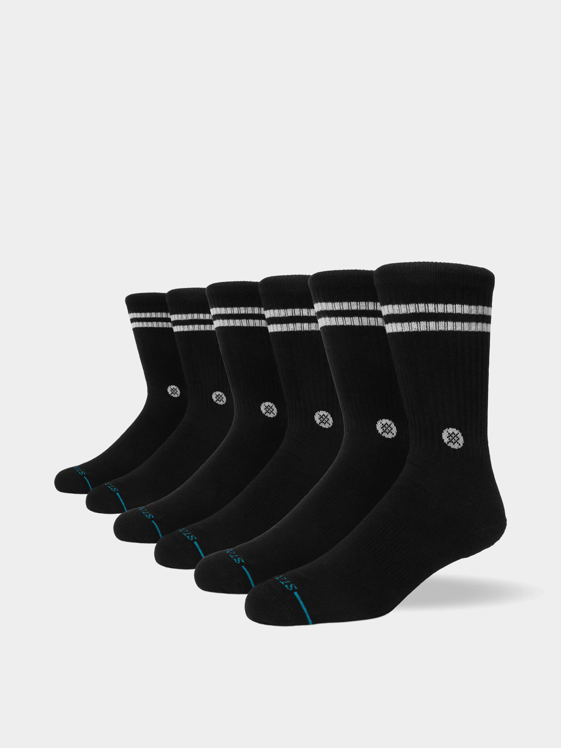 Skarpetki Stance Core 6 Pack Crew (black)