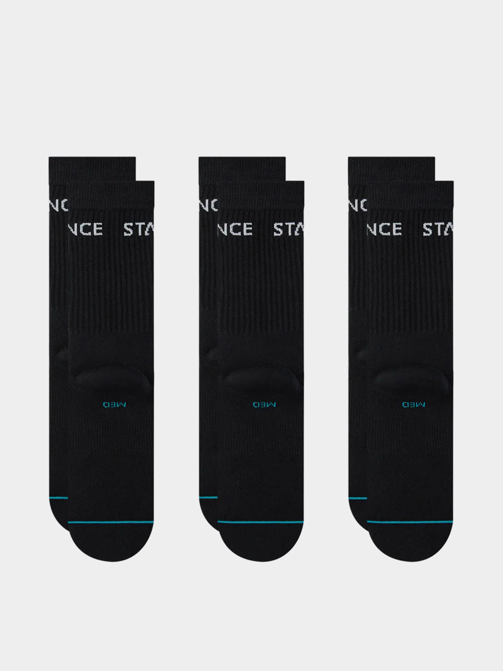 Skarpetki Stance Origin 3 Pack Crew (black)