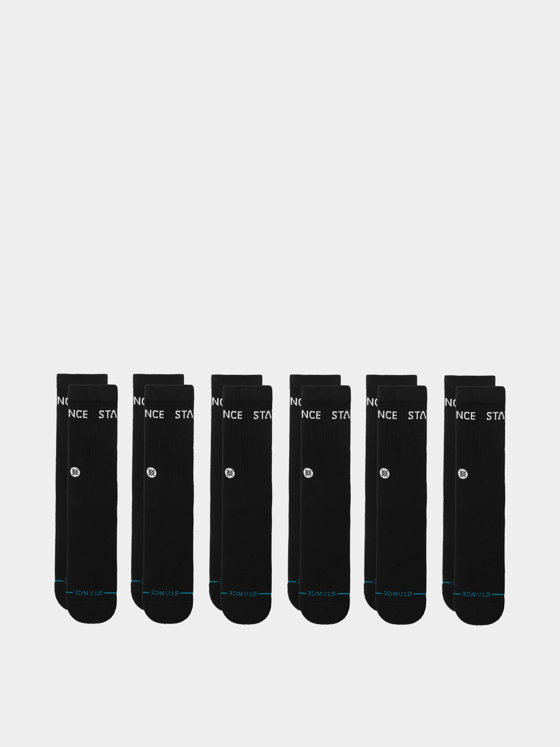 Skarpetki Stance Origin 6 Pack Crew (black)