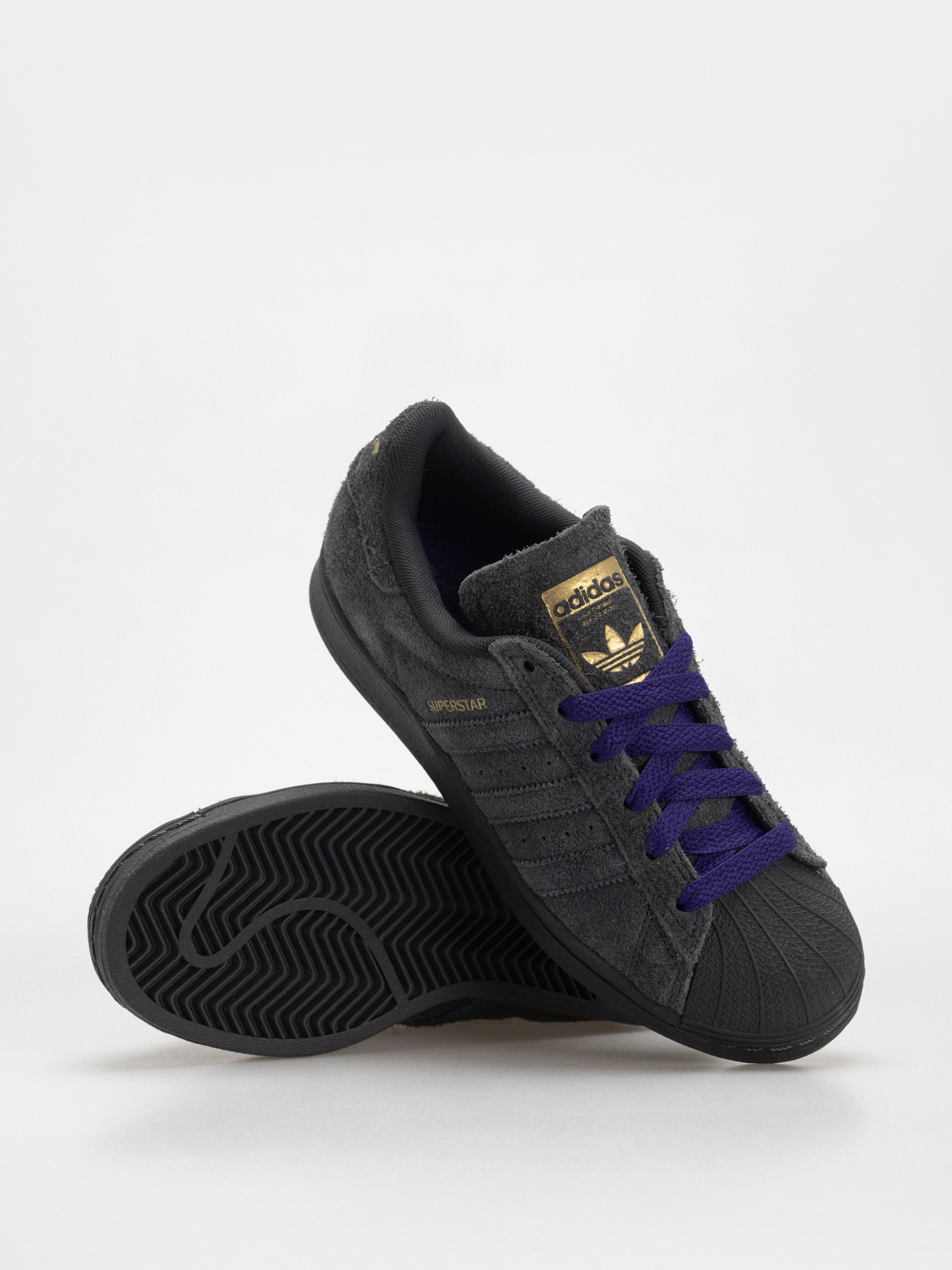 Buty adidas Superstar Adv (carbon/carbon/cpurpl)