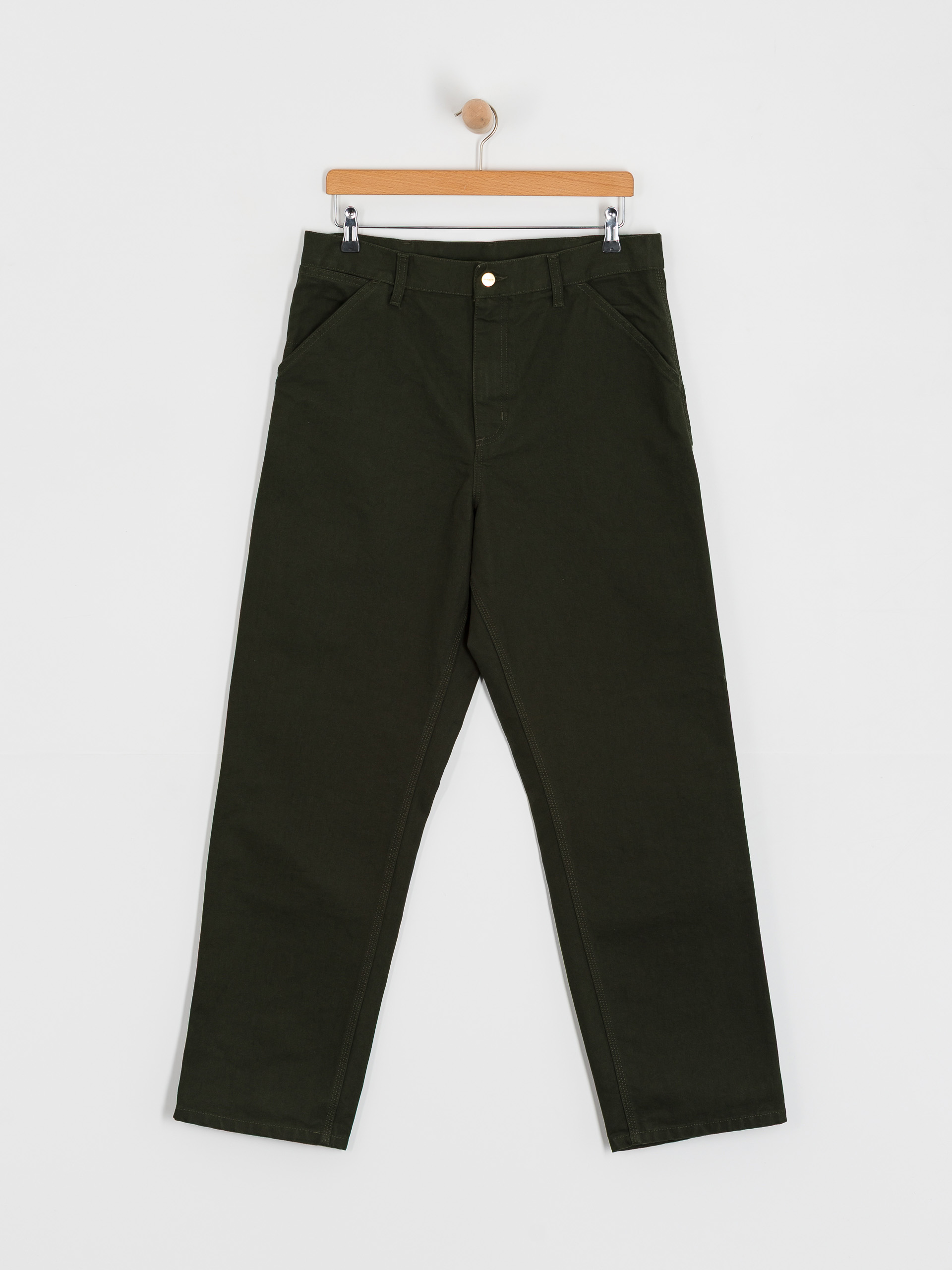 Spodnie Carhartt WIP Single Knee (olive/rinsed)