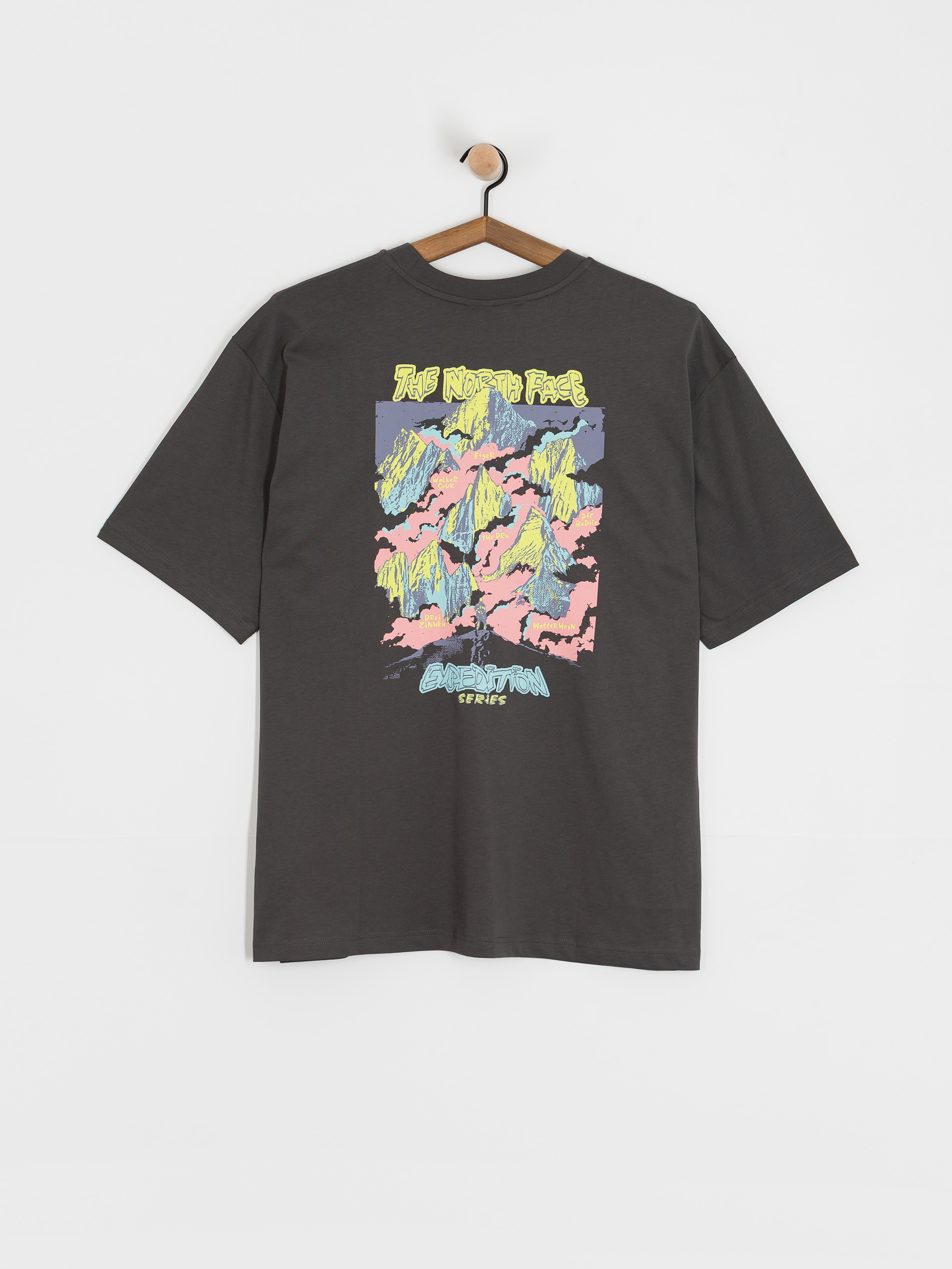 T-shirt The North Face Expedition Celebration Oversized (anthracite grey)