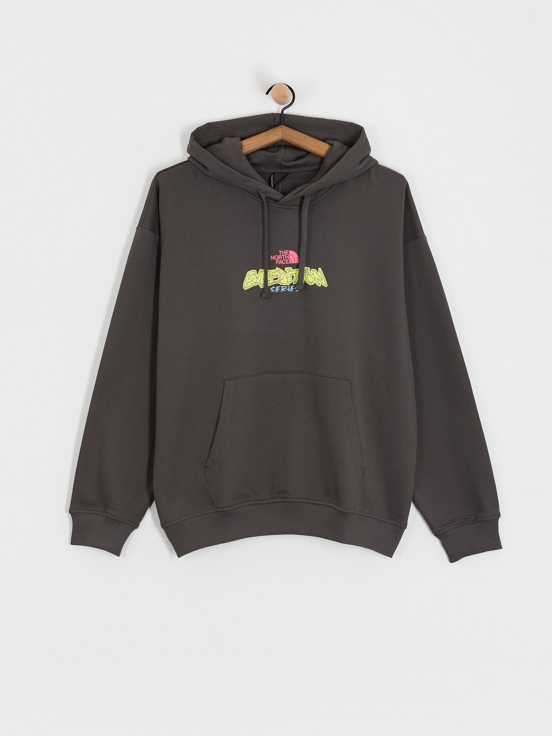 Bluza z kapturem The North Face Expedition Celebration Oversized HD (anthracite grey)