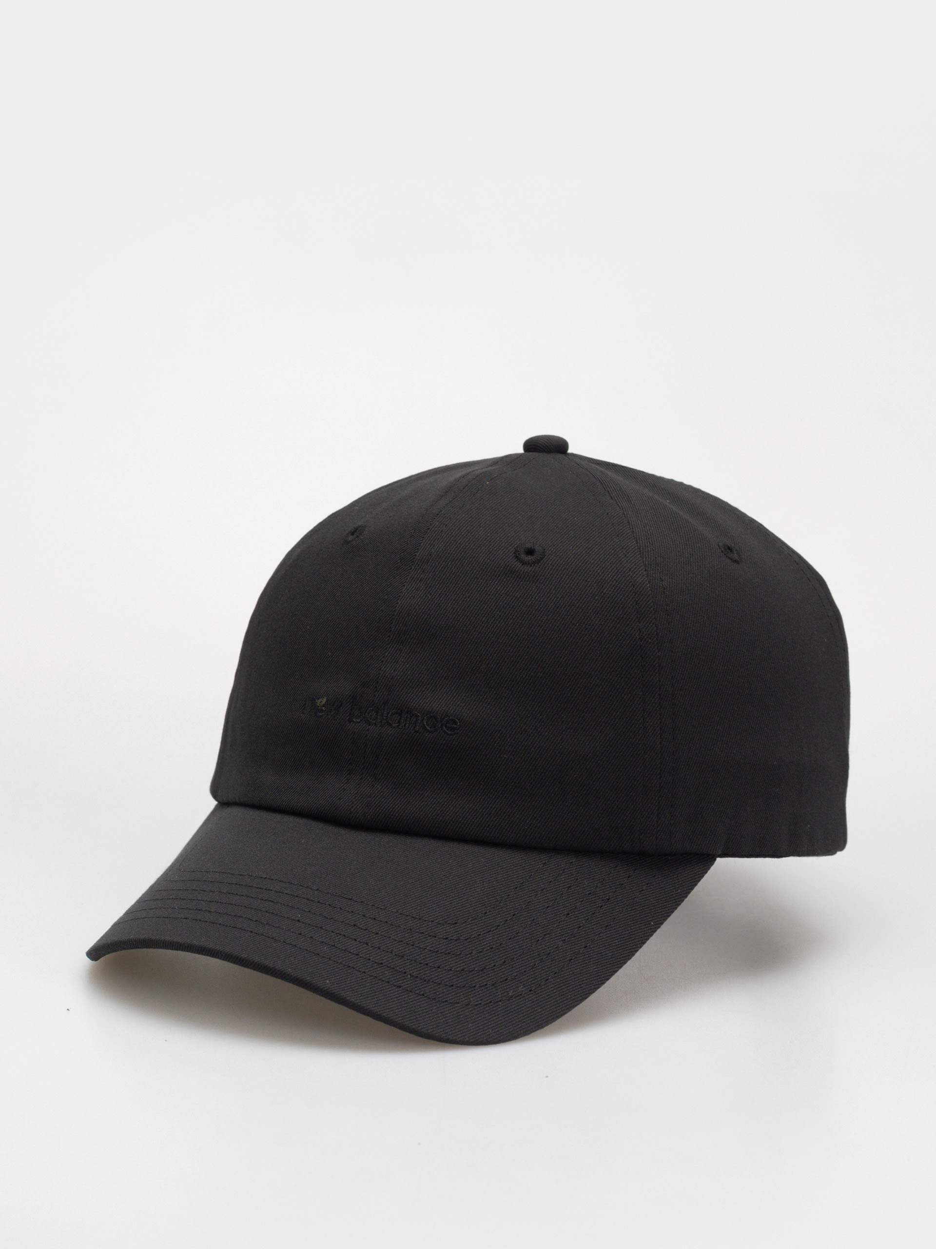 Czapka z daszkiem New Balance 6 Panel Linear Logo Wmn (black)