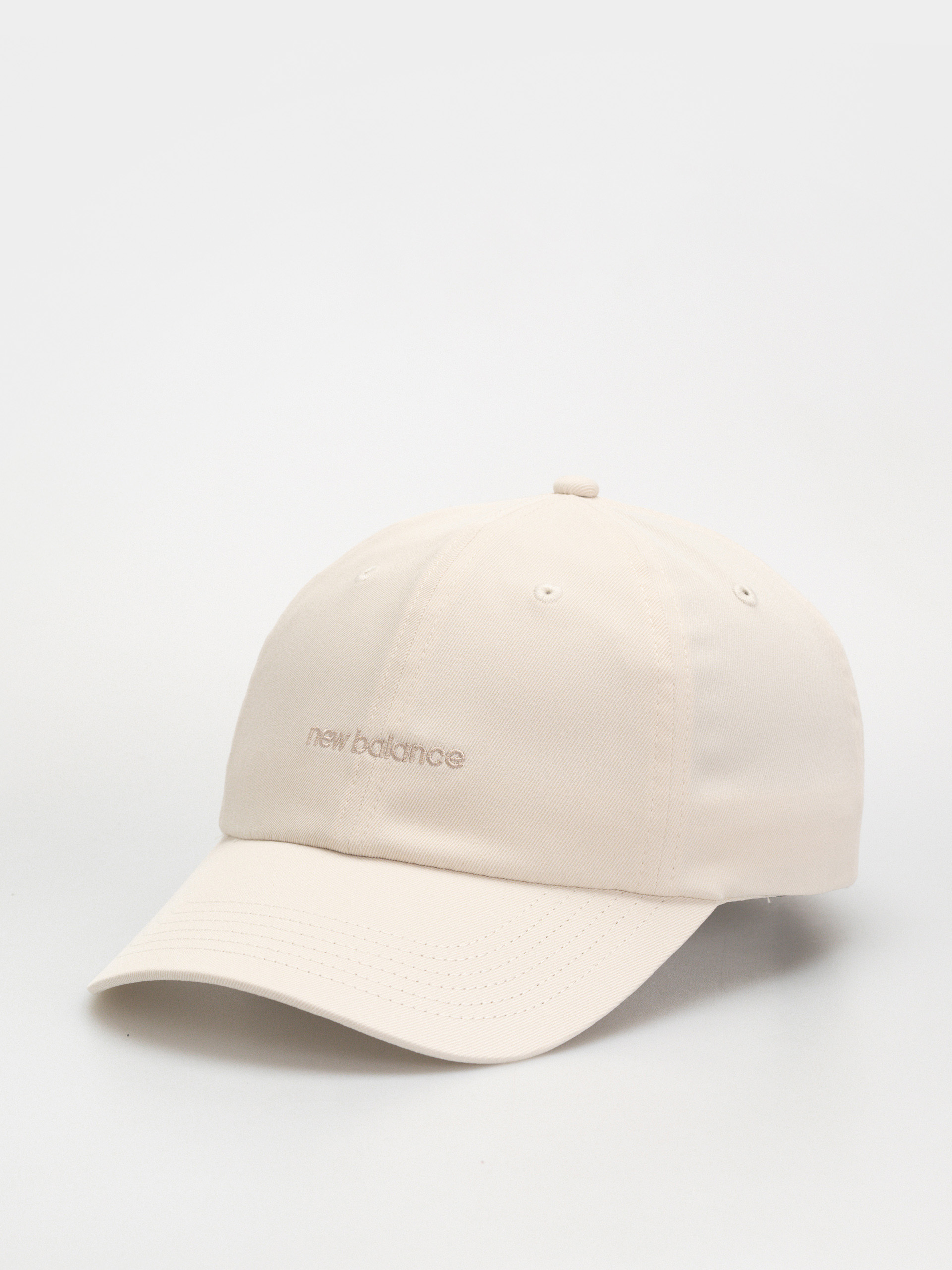 Czapka z daszkiem New Balance 6 Panel Linear Logo Wmn (beige)