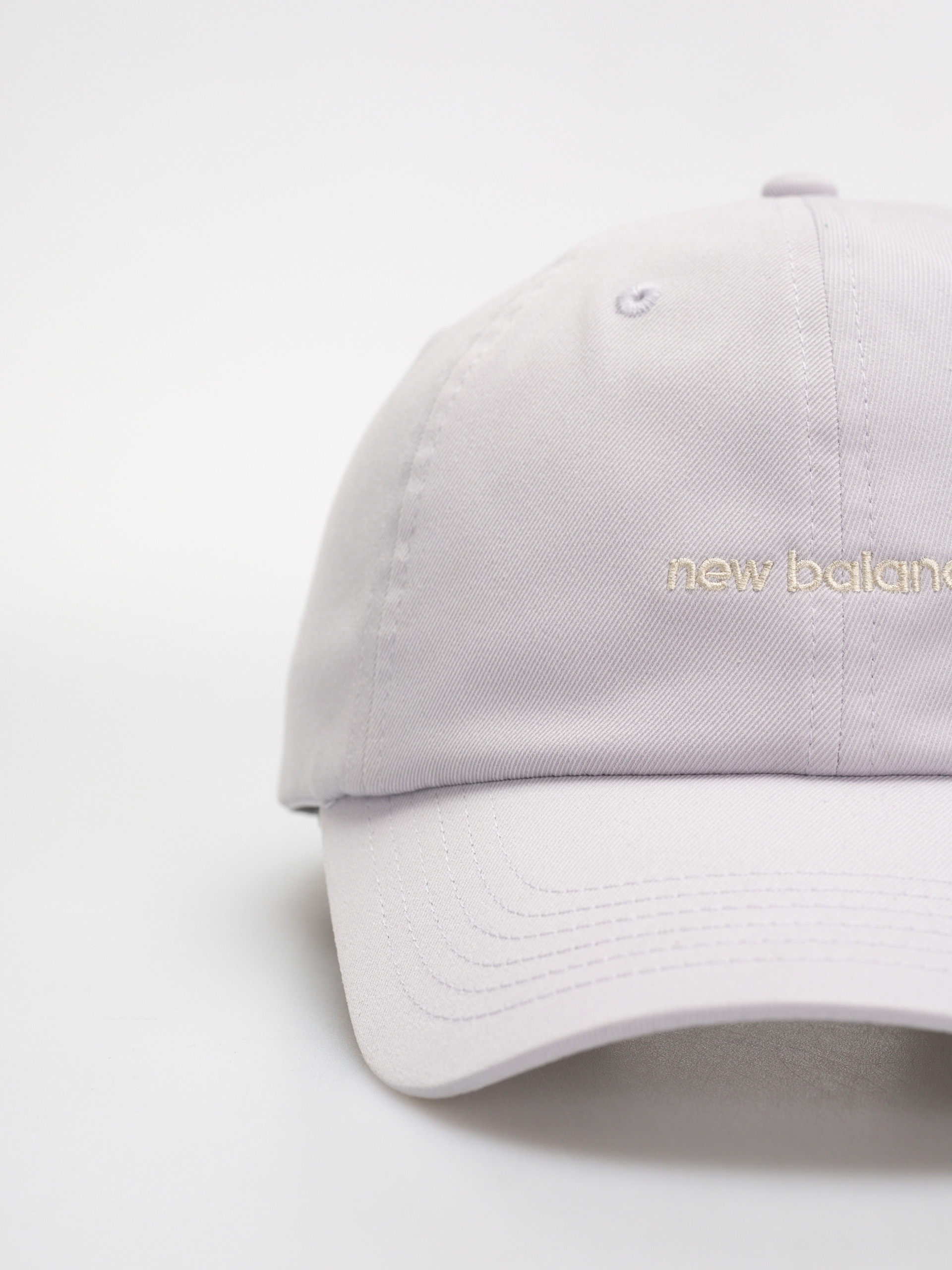 Czapka z daszkiem New Balance 6 Panel Linear Logo Wmn (grey)