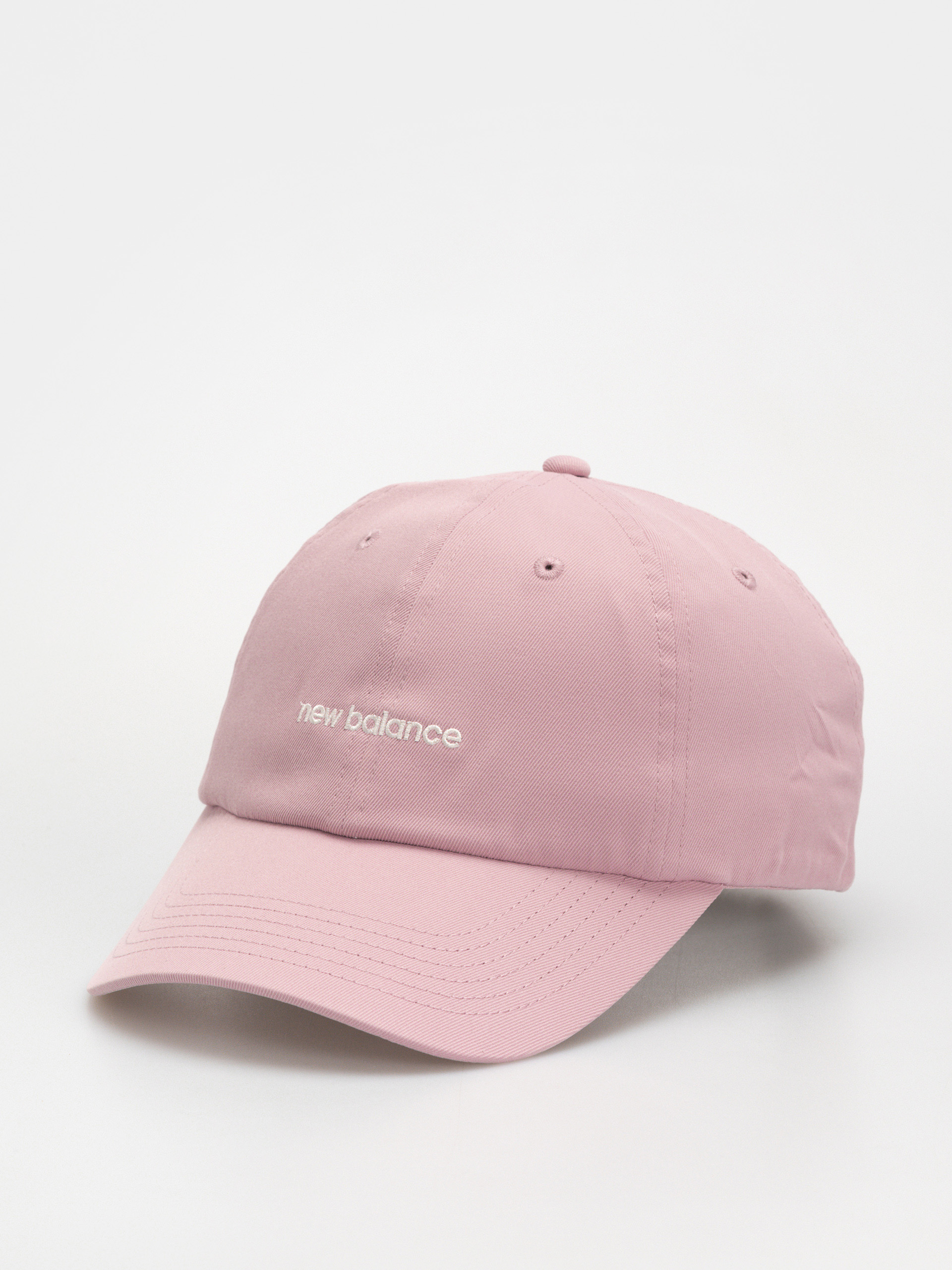 Czapka z daszkiem New Balance 6 Panel Linear Logo Wmn (pink)