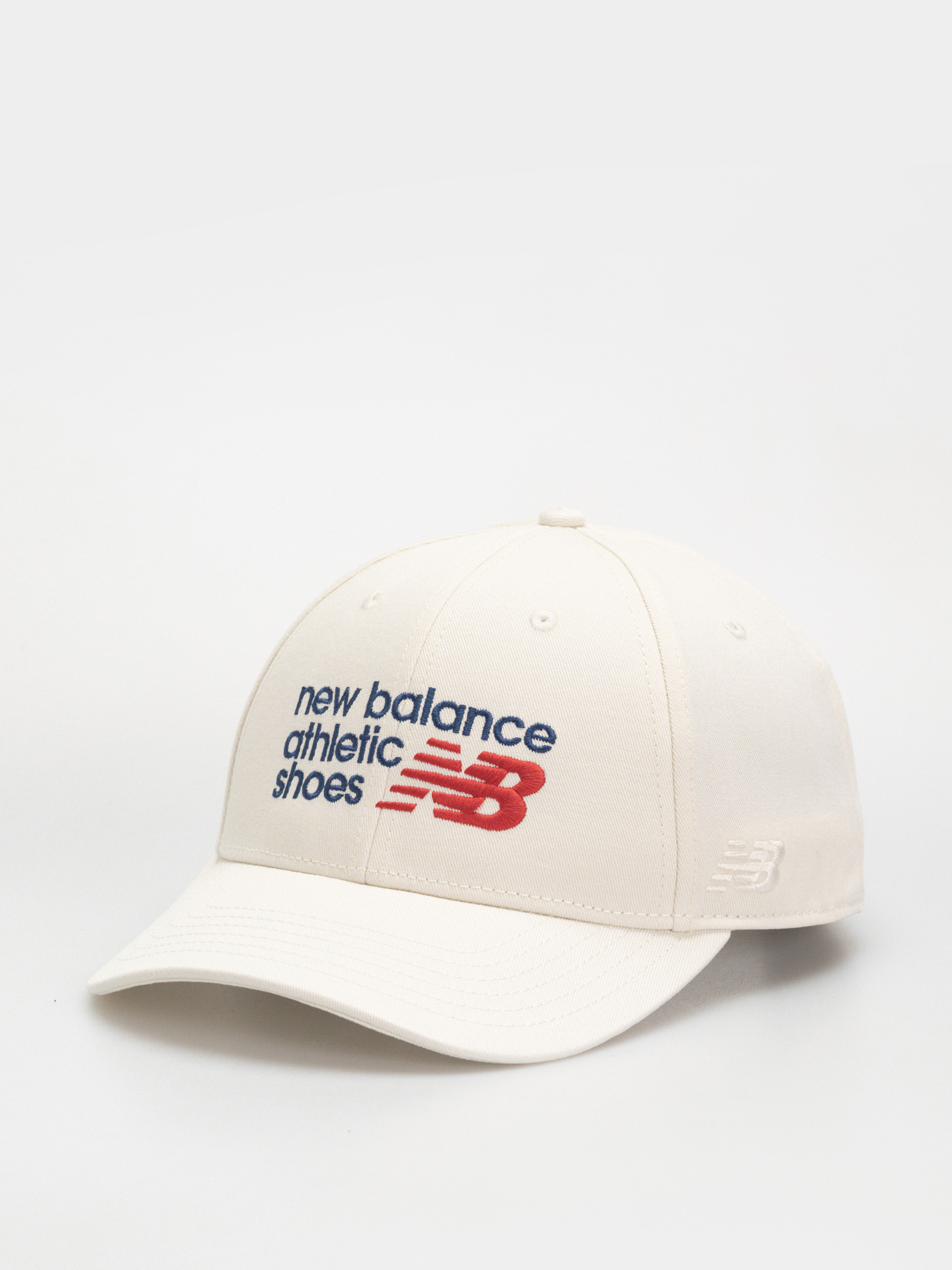 Czapka z daszkiem New Balance 6 Panel Athletics Structured (white)