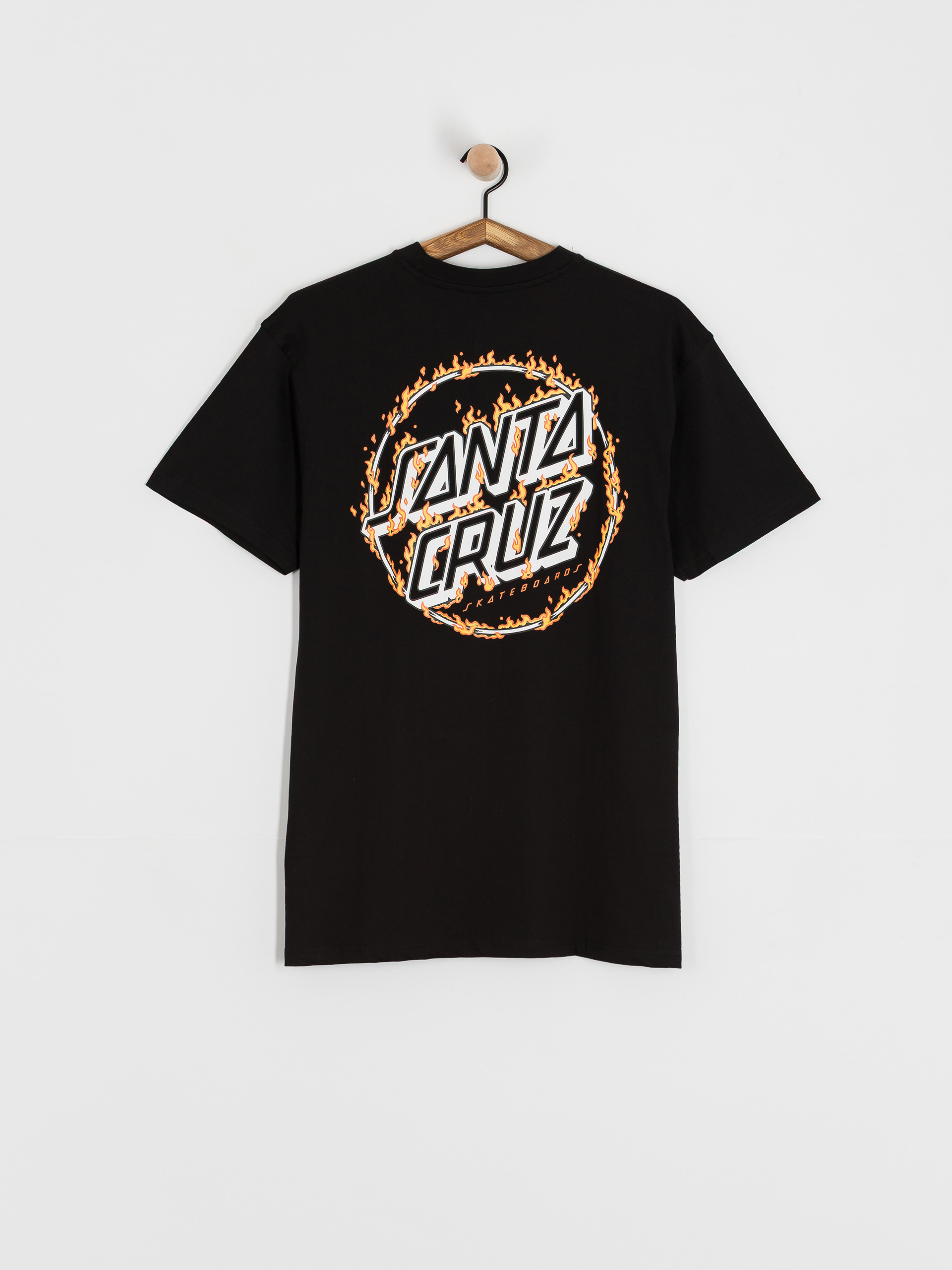 T-shirt Santa Cruz Burnt Opus Ovrszd (black)