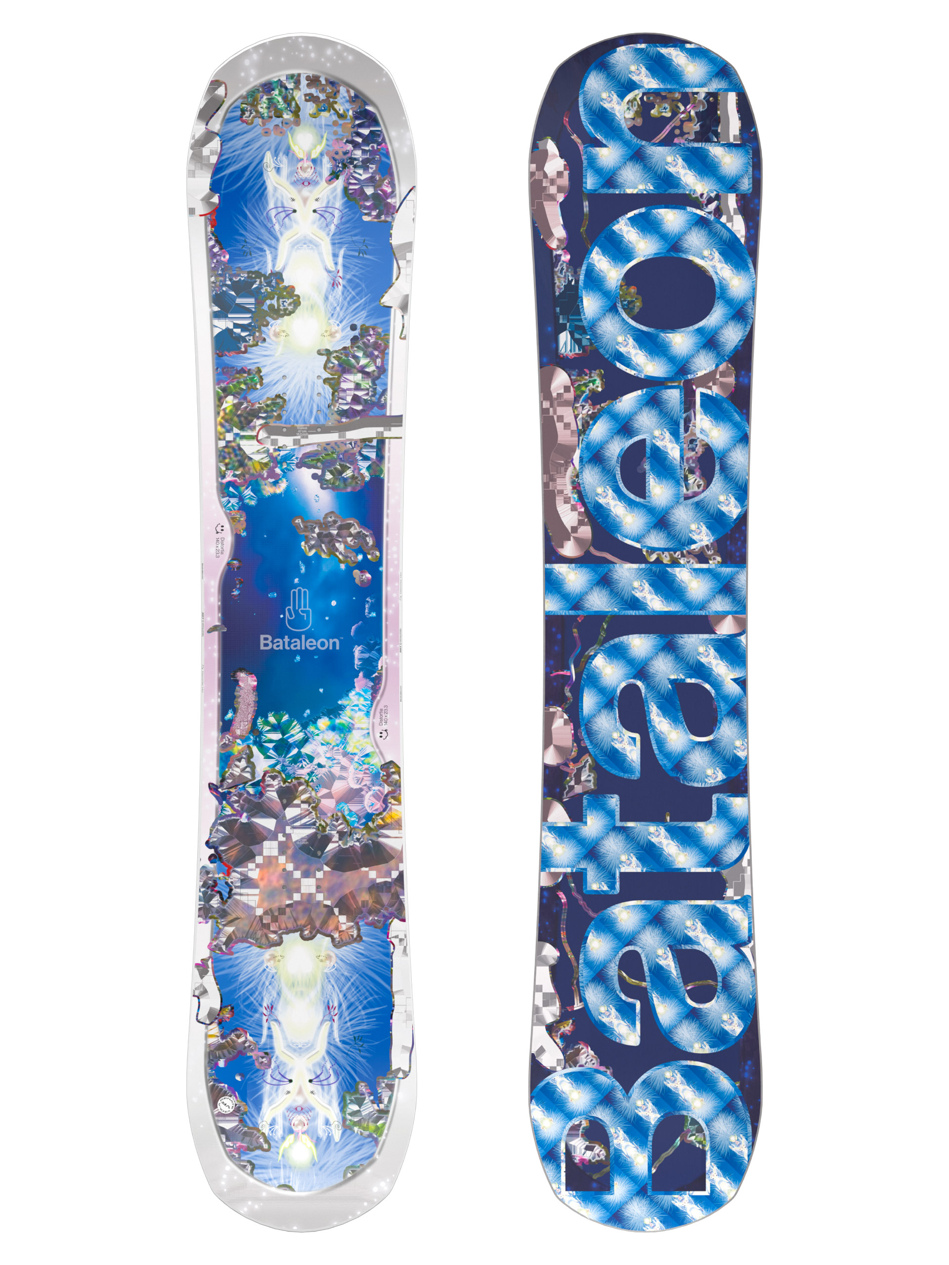 Deska snowboardowa Bataleon Distortia Wmn - biały, niebieski