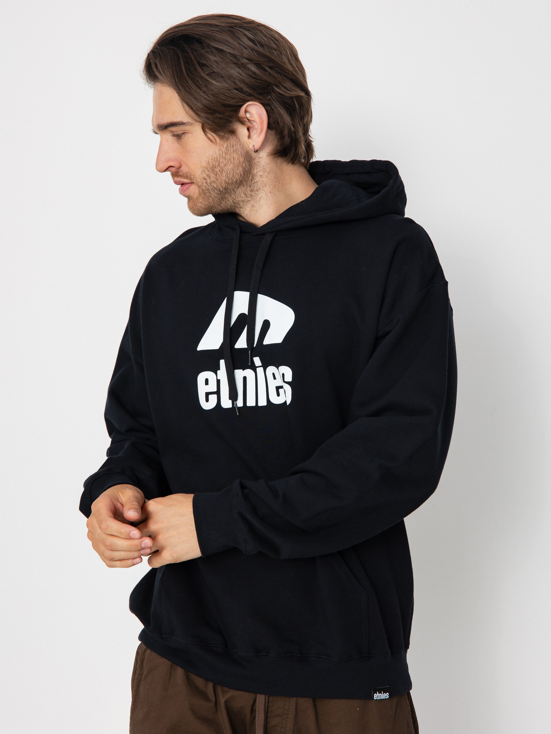 Bluza z kapturem Etnies Icon E HD (black/white)