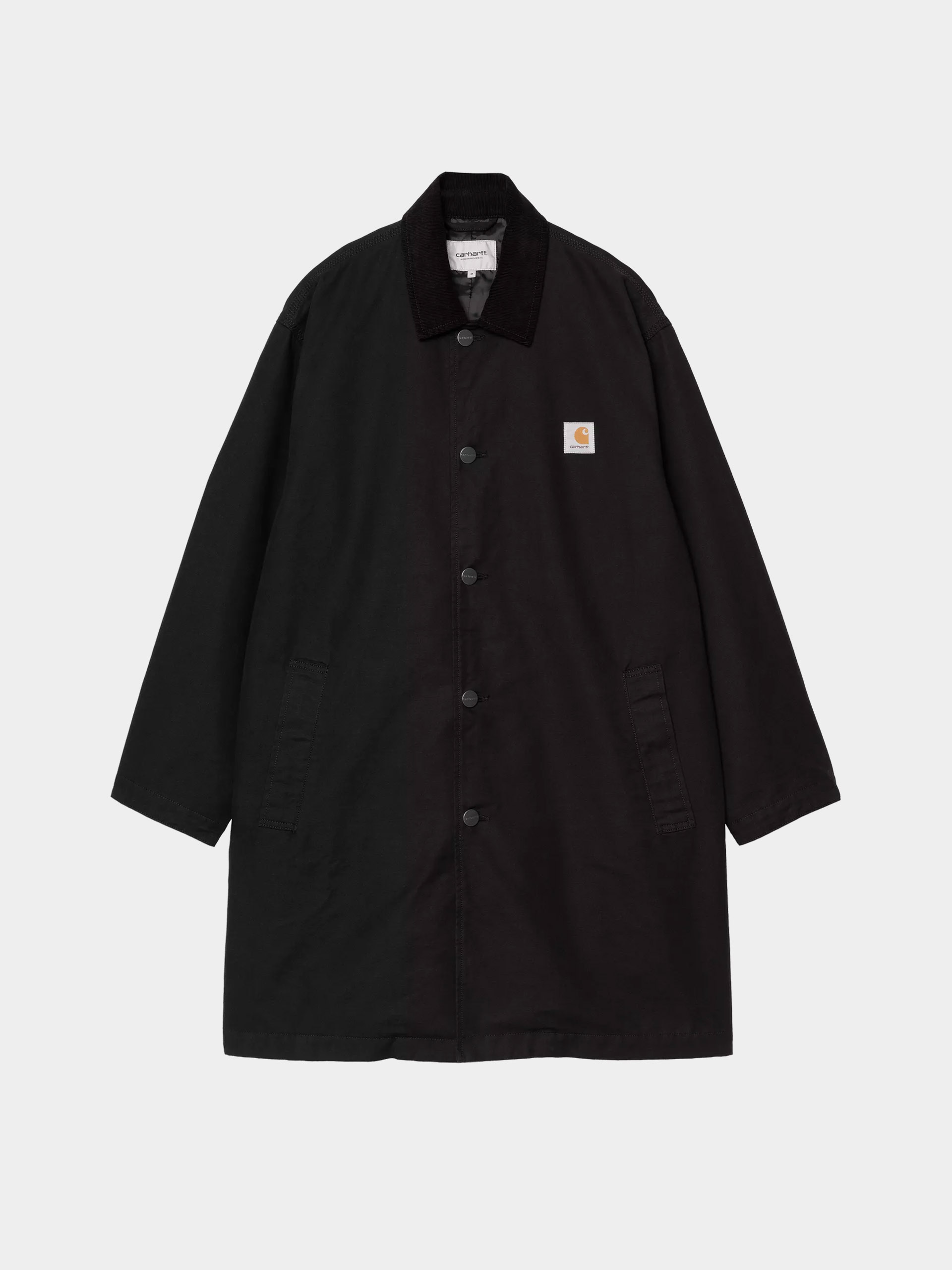 Pu0142aszcz Carhartt WIP Webster Coat (black/black/rinsed)