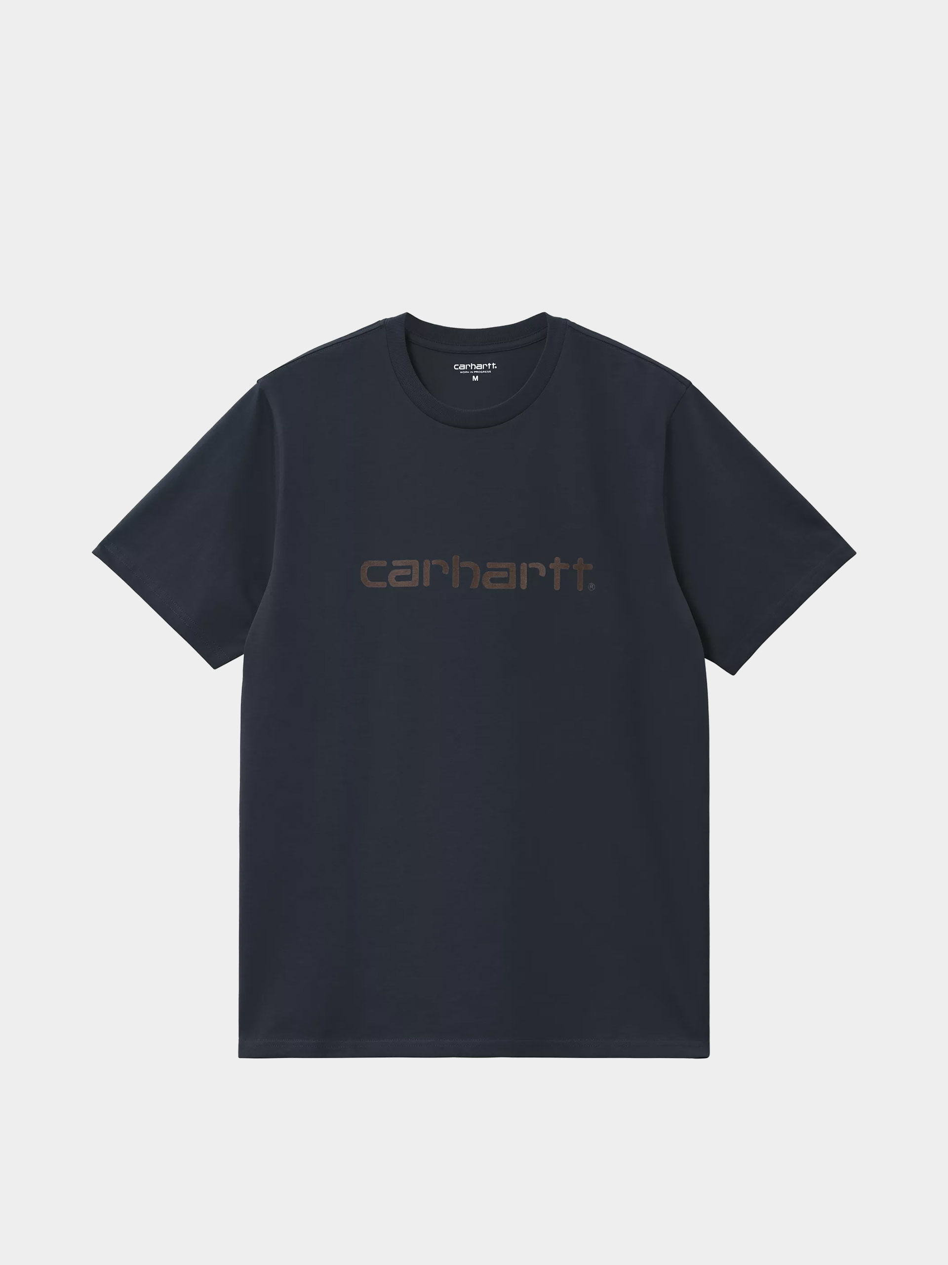 T-shirt Carhartt WIP Script (deep night/palisander)