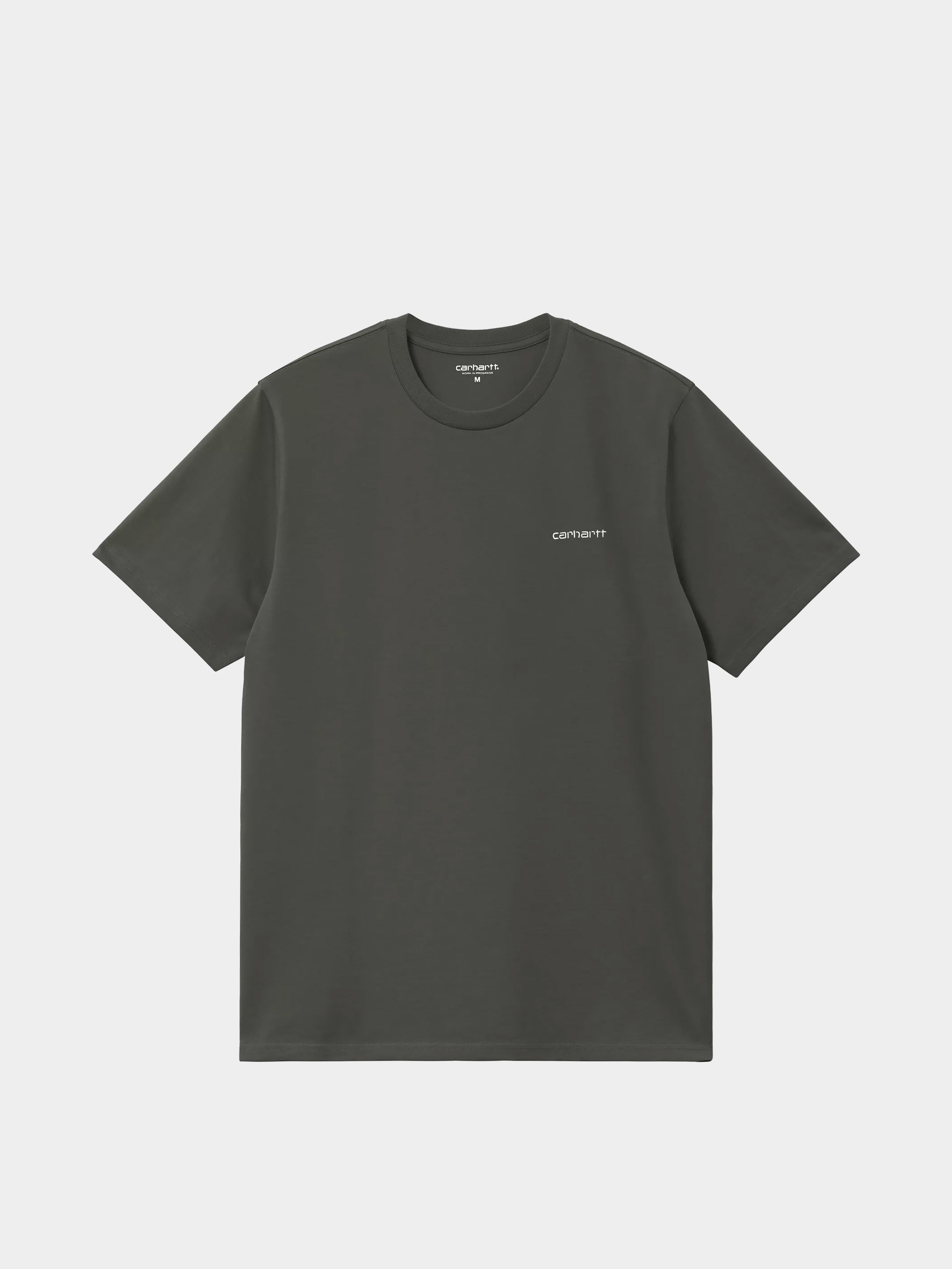 T-shirt Carhartt WIP Script Embroidery (opuntia/white)