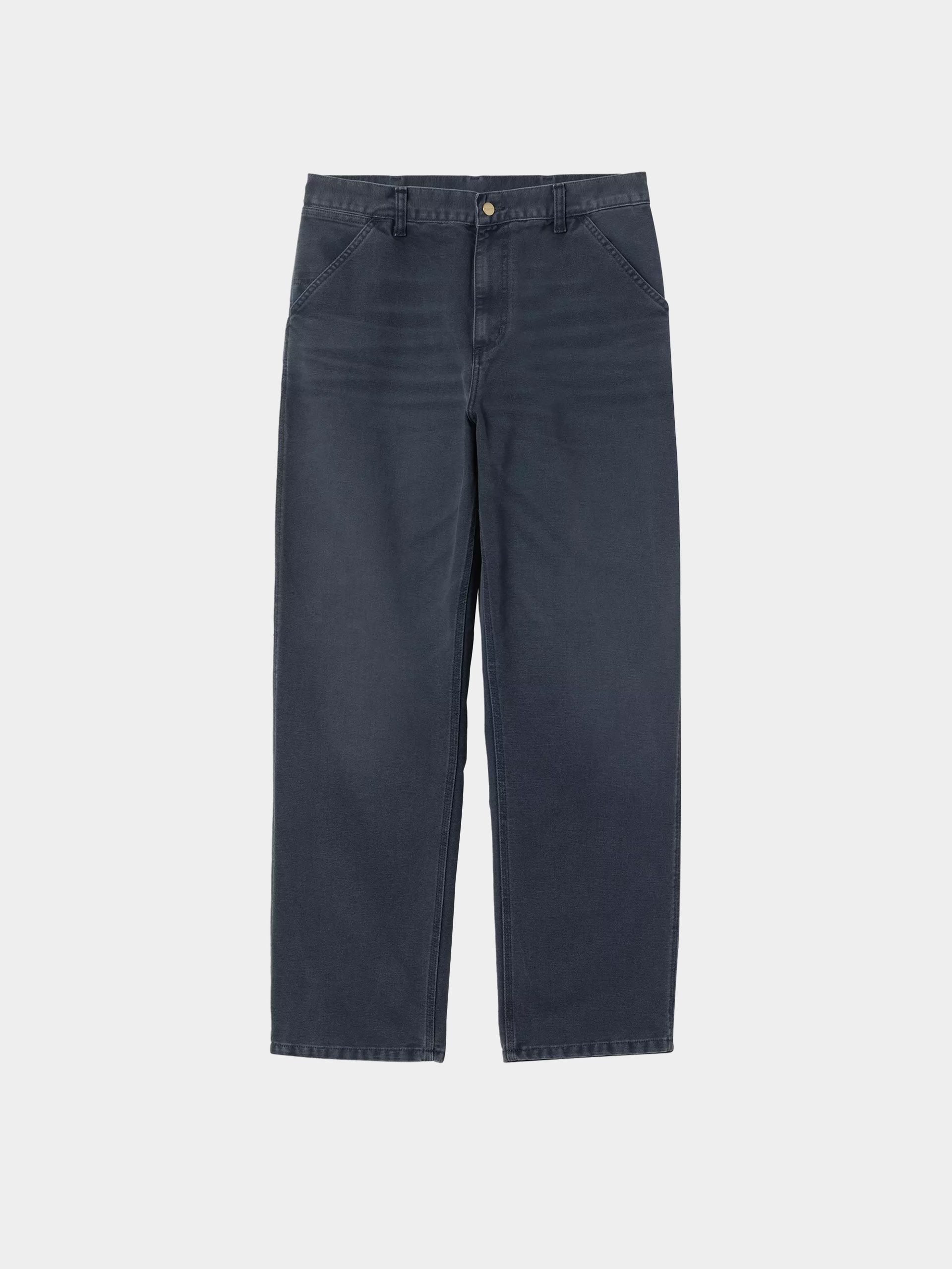 Spodnie Carhartt WIP Simple (dark navy/stone canvas)