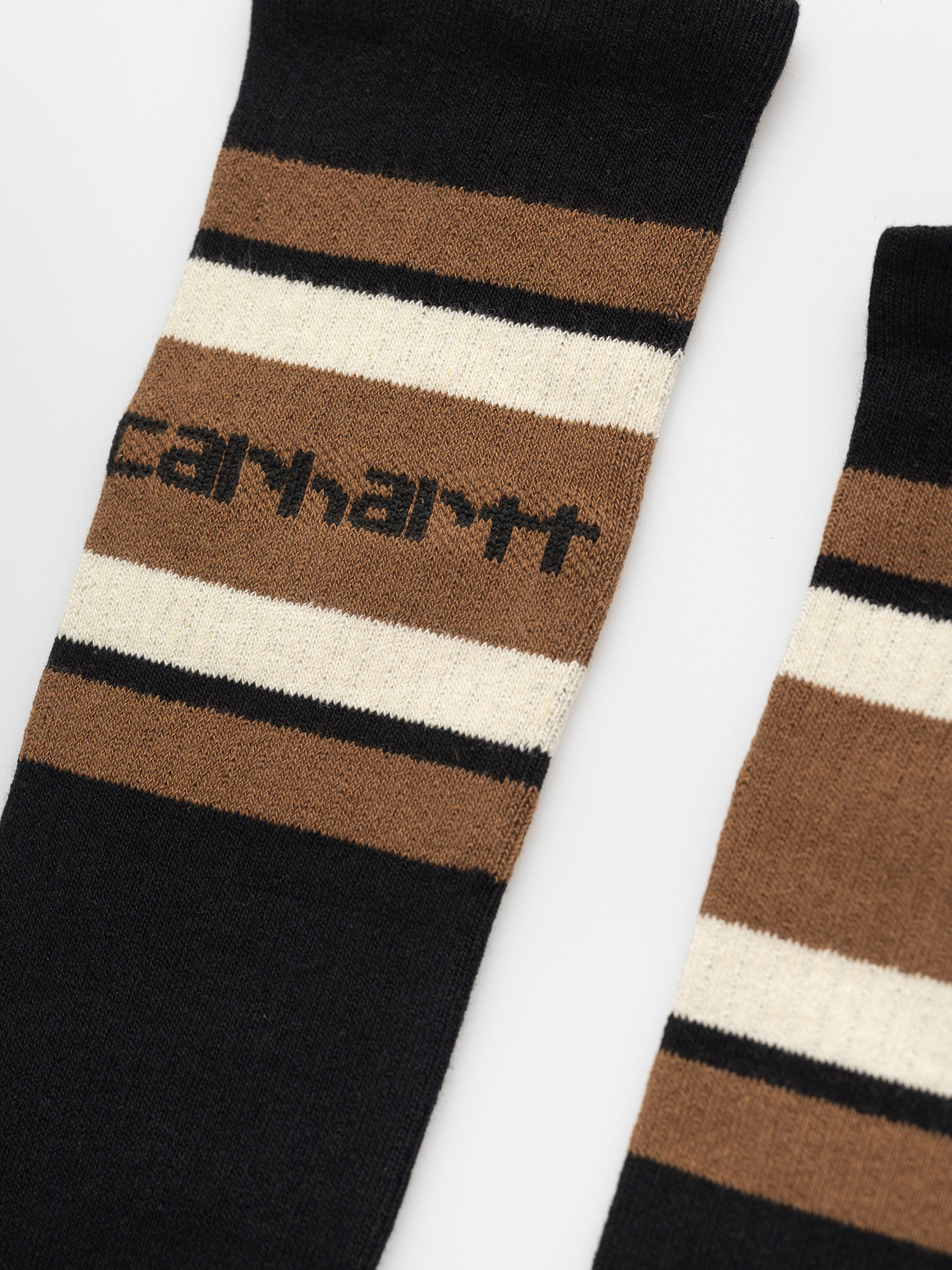 Skarpetki Carhartt WIP Connors (black/hamilton brown/salt)