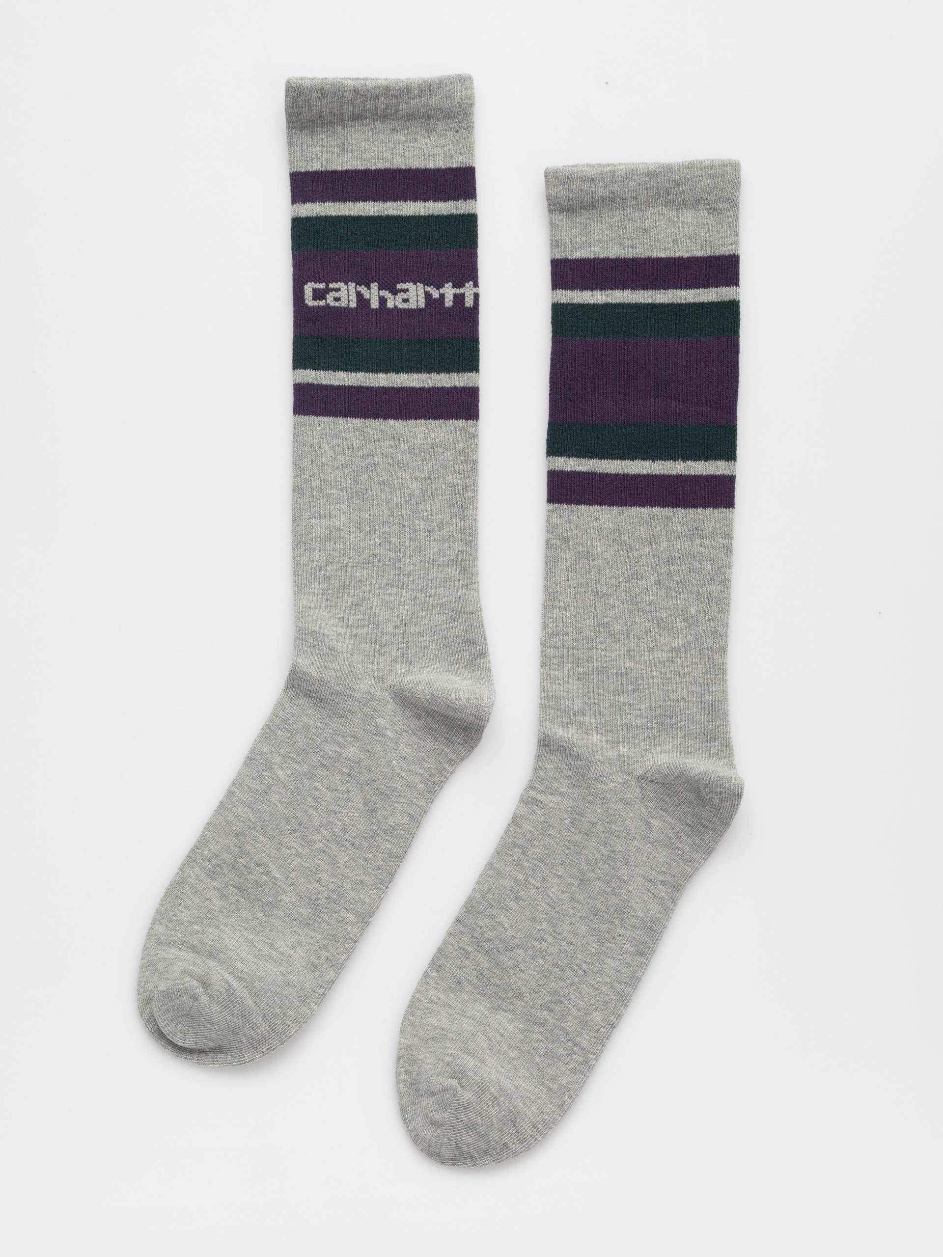 Skarpetki Carhartt WIP Connors (grey heather/lakers/dark fir)