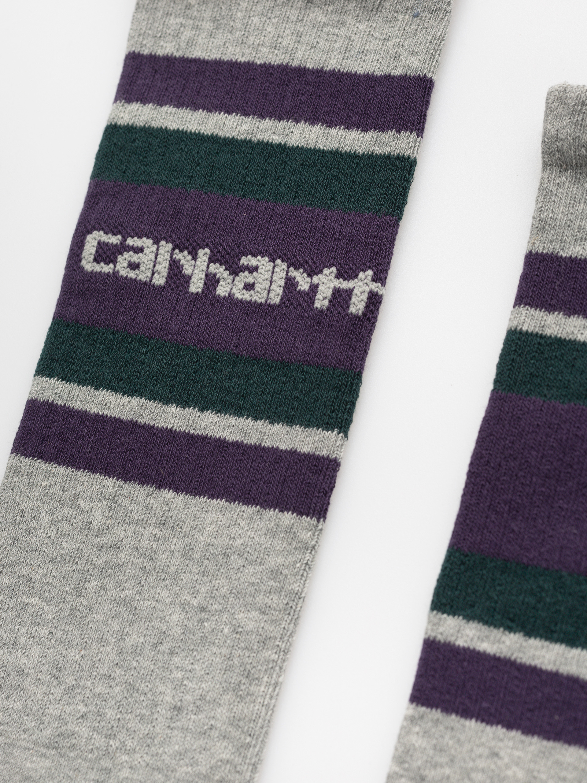 Skarpetki Carhartt WIP Connors (grey heather/lakers/dark fir)