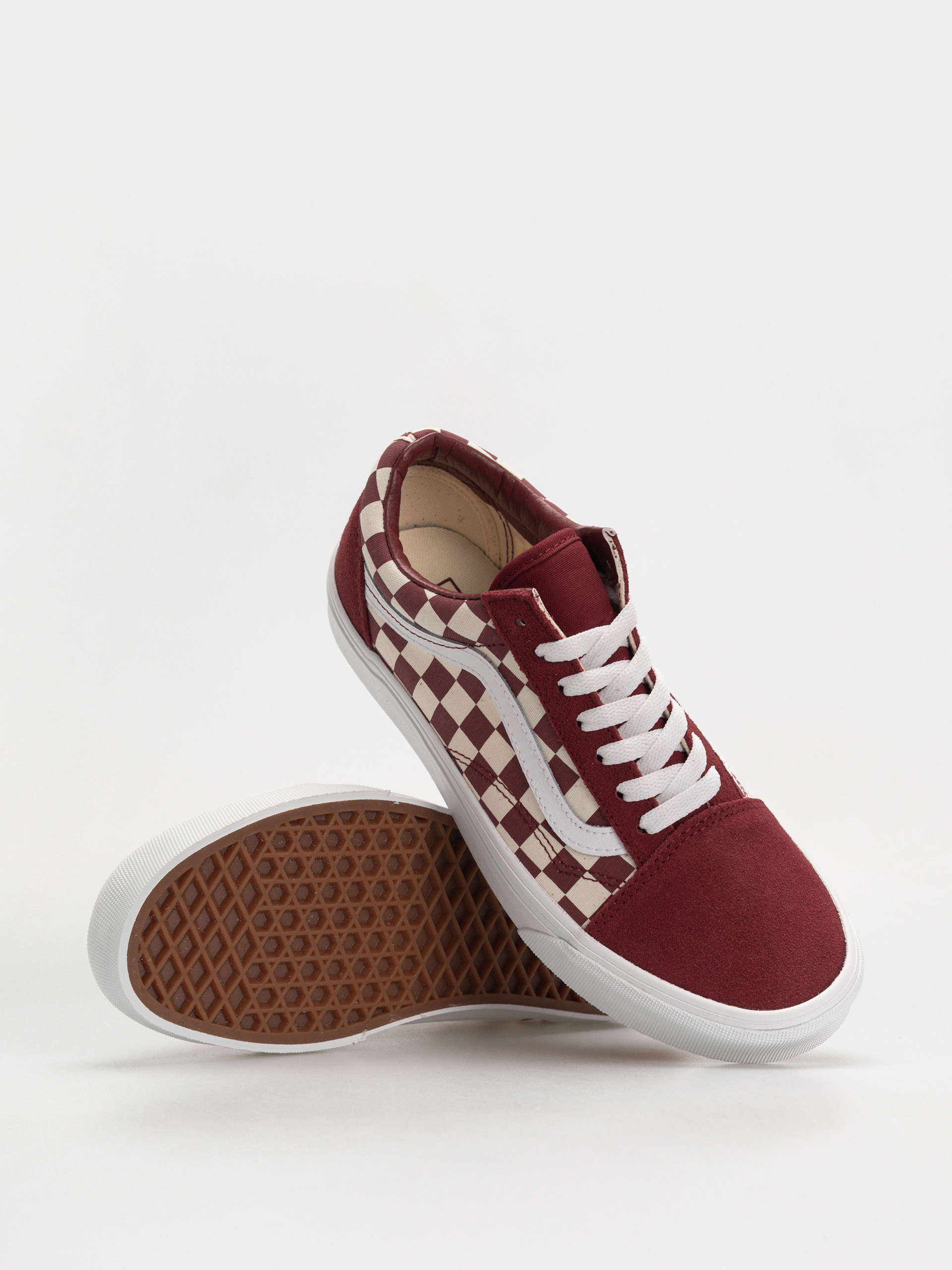 Buty Vans Old Skool (checkerboard red/white)
