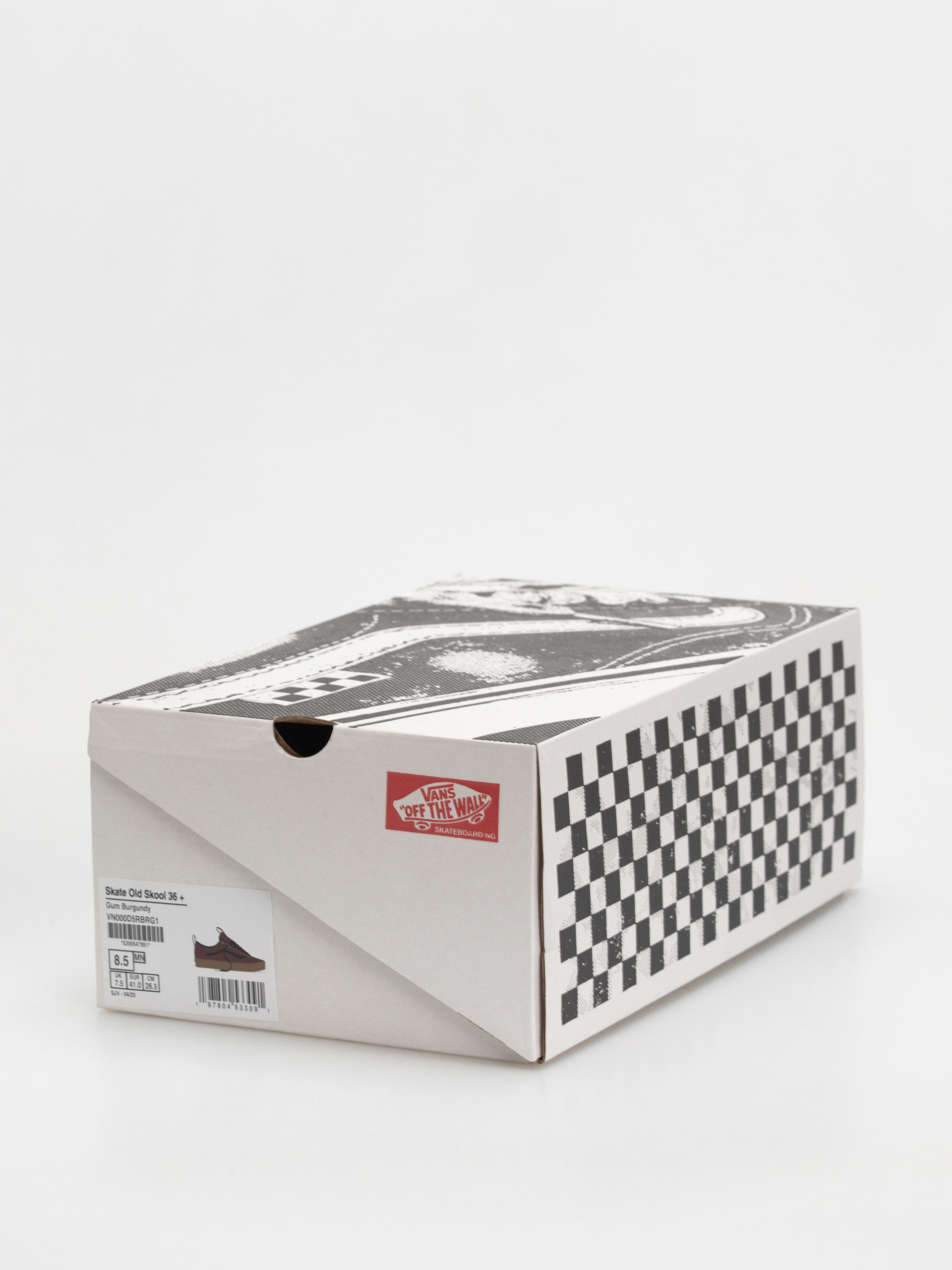 Buty Vans Skate Old Skool 36 + (gum burgundy)